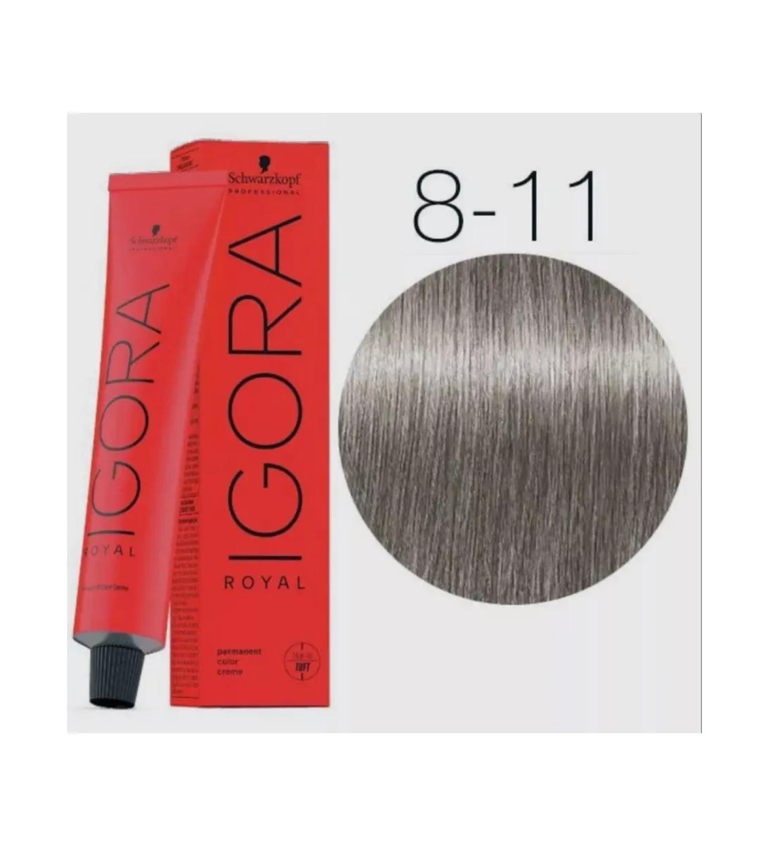 Schwarzkopf Professional Hair dye igora 8-11 bright blond Sandre Extra 60ml - Buy Online on GoSupps.com