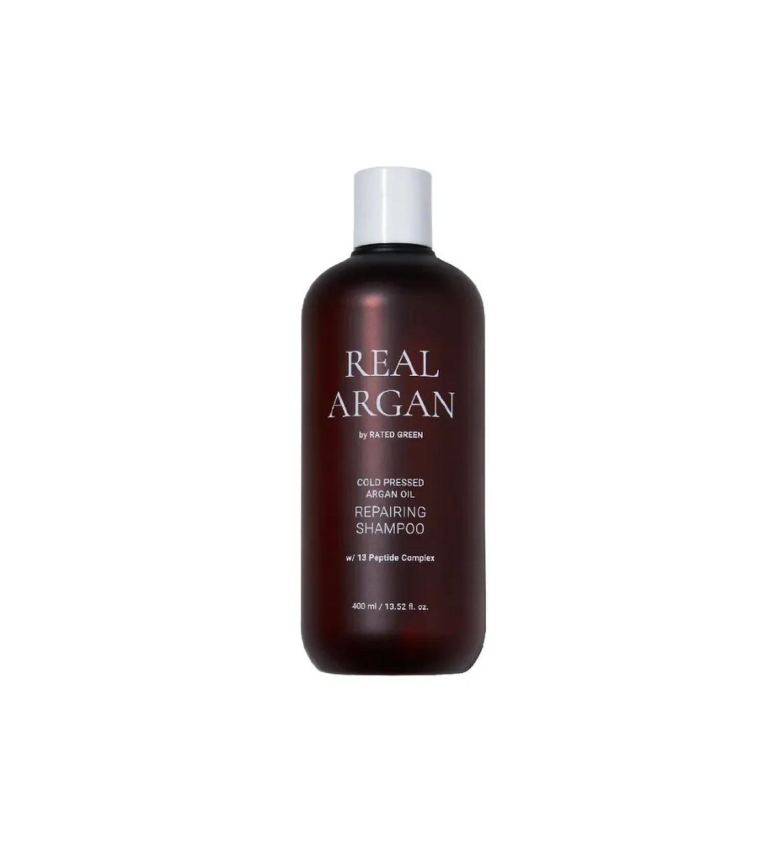Rated Green Restoring shampoo with argan oil 400 ml - Buy Online on GoSupps.com