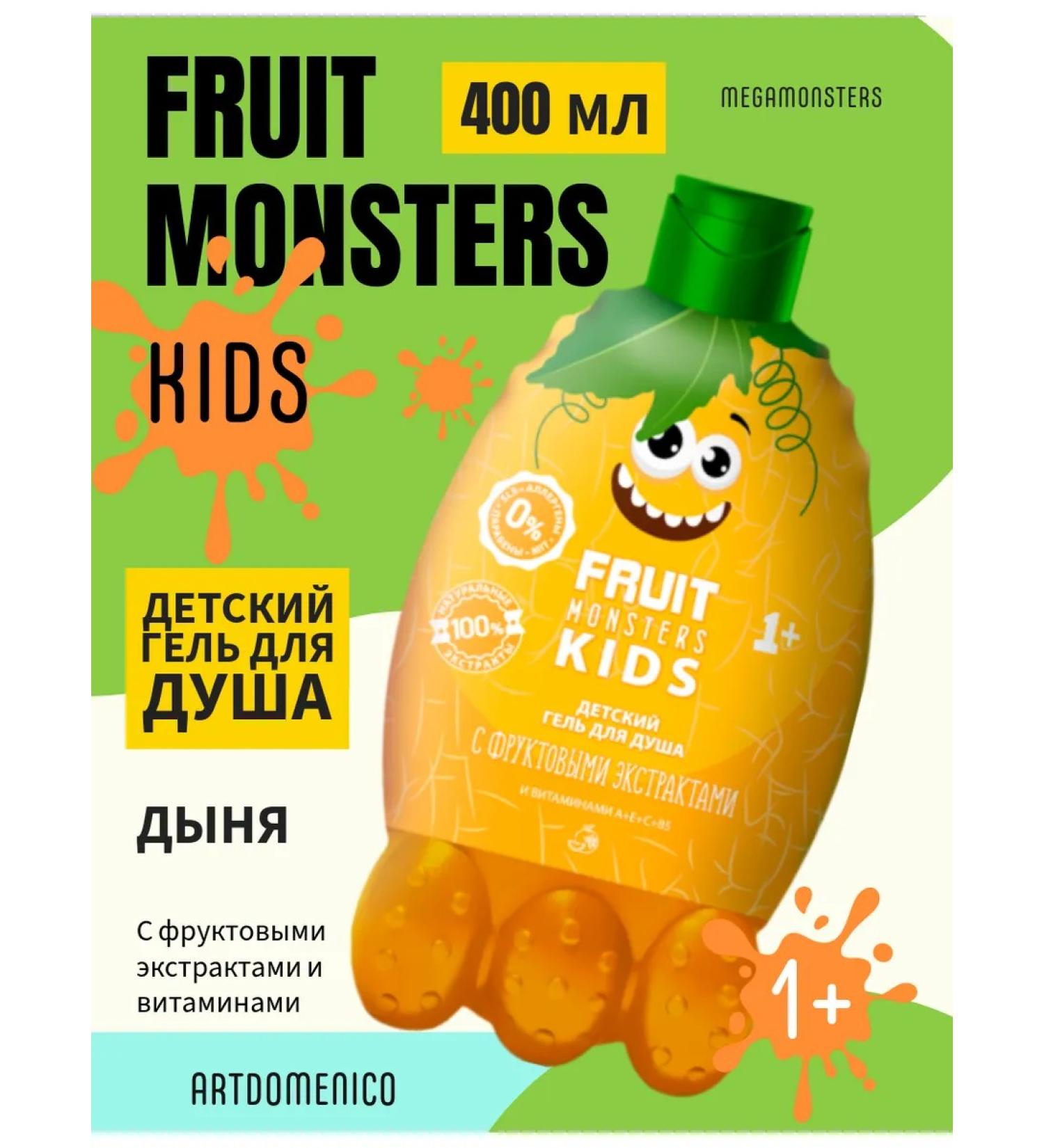 Artdomenico Frutomonster gel for shower baby melon 400ml - Buy Online on GoSupps.com