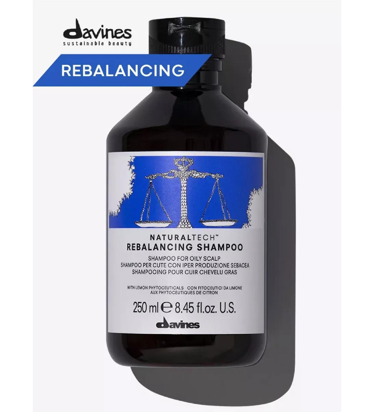 Davines Nt Rebalancing shampoo for oily scalp - Buy Online on GoSupps.com