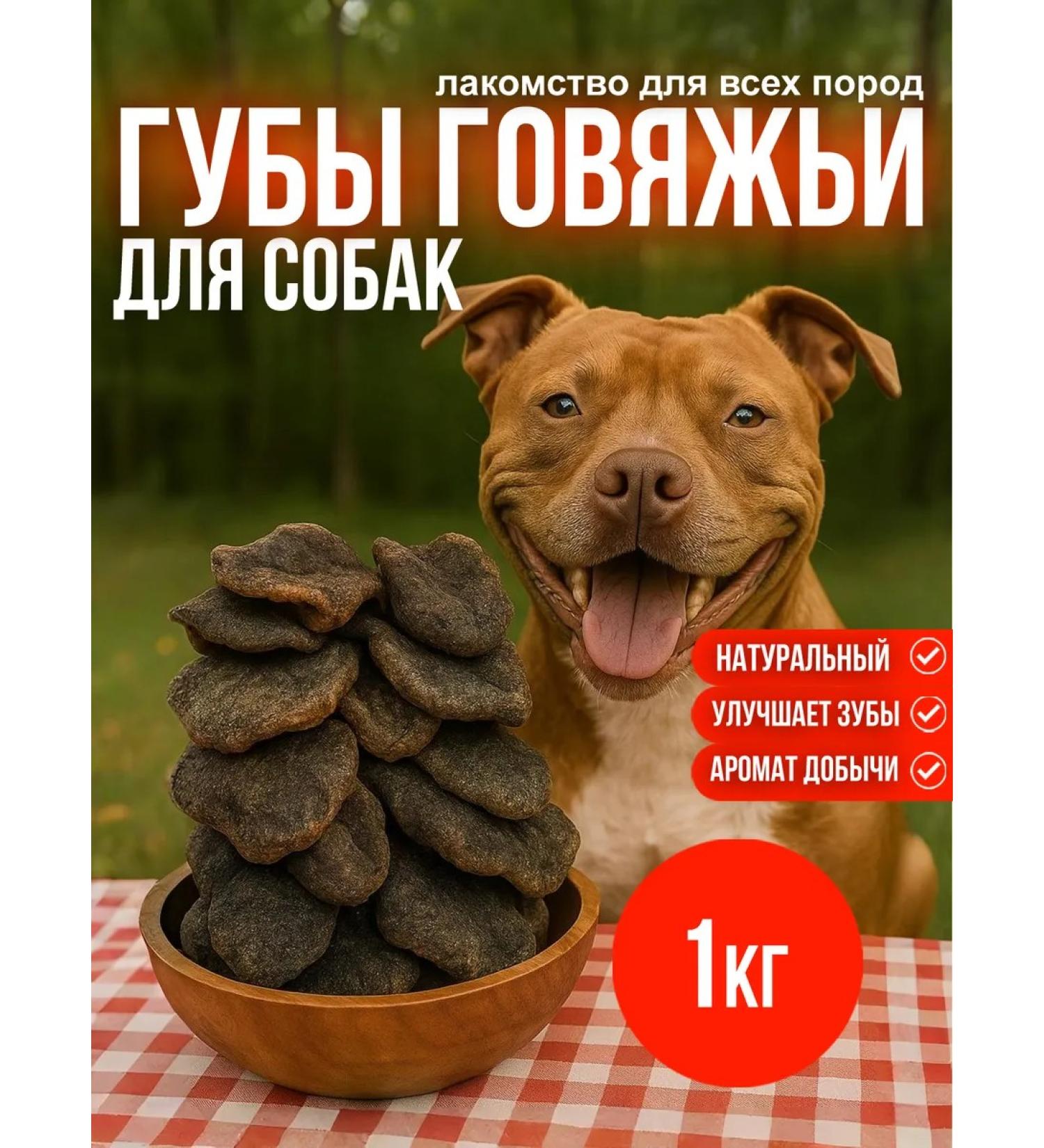 Altai delicacies Natural dried goodies for dogs lips beef 1kg - Buy Online on GoSupps.com