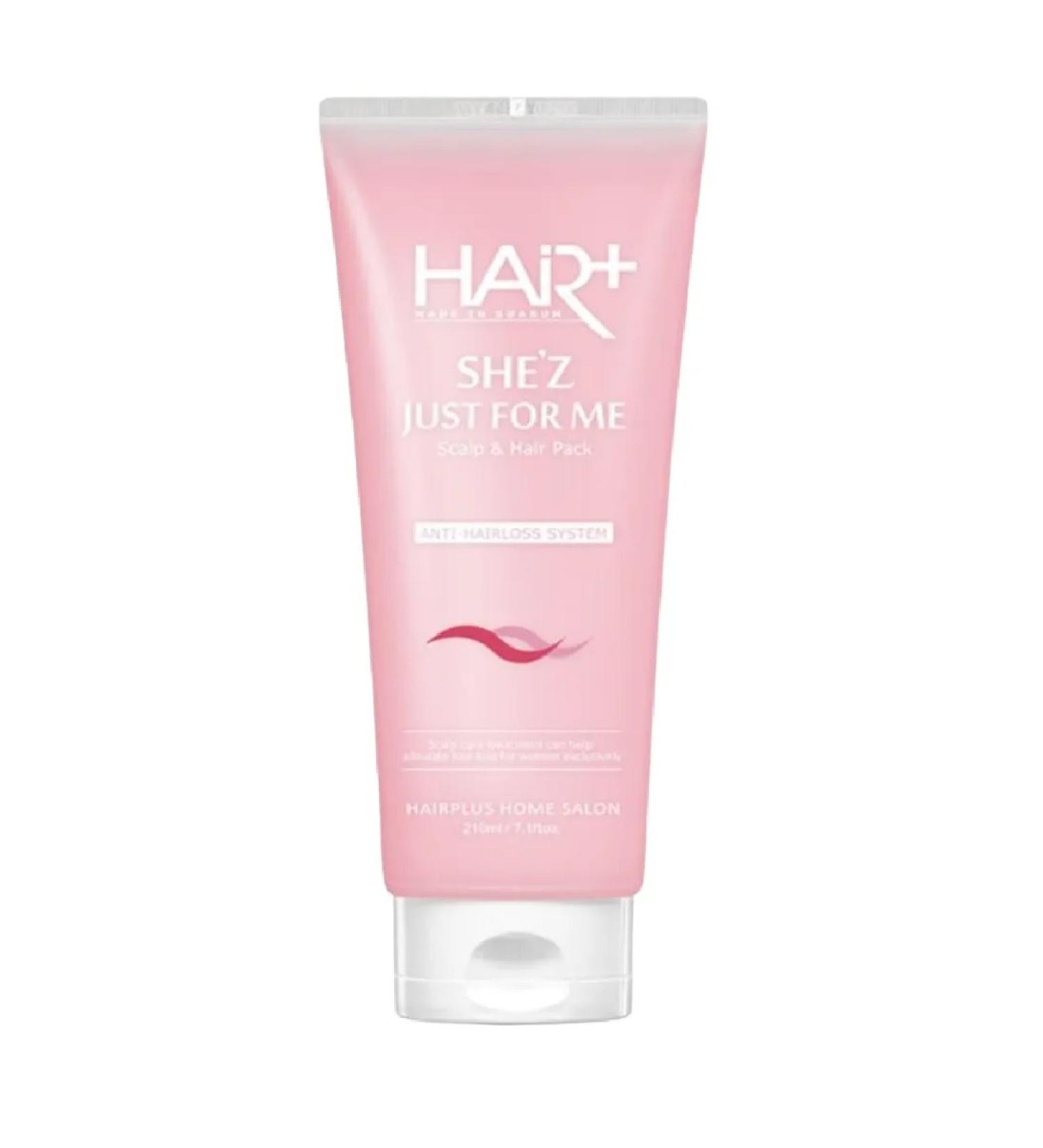 Hair Plus Hair mask with hydrailized silk and keratin 210ml - Buy Online on GoSupps.com