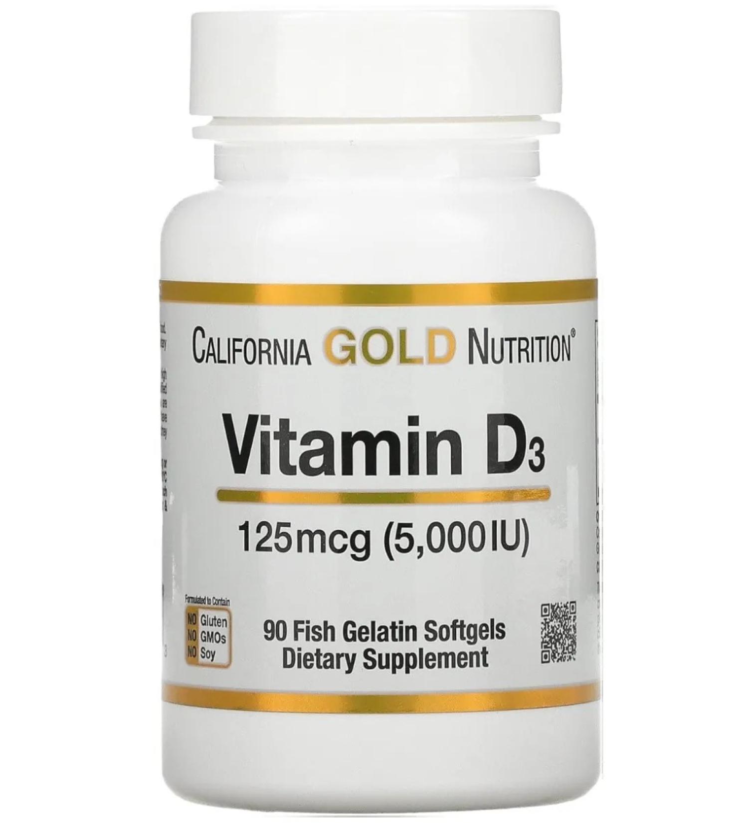 Vitamin D3 5000 IU 90 Softgels (Vitamin D3 5000) - Buy Online on GoSupps.com