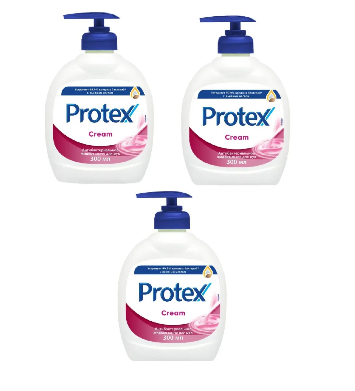 Protex Liquid hand soap Cream 300 ml 3 pcs
