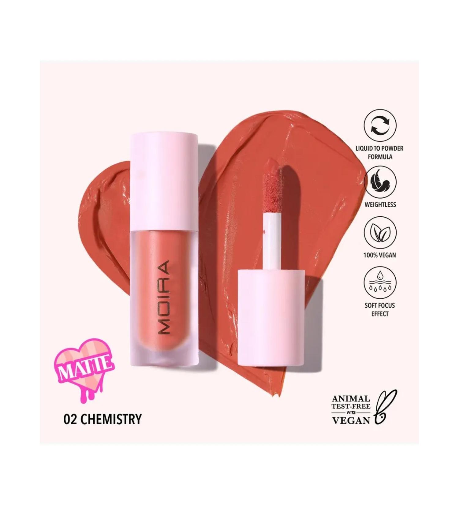 MOIRA Liquid blush Love Steady Liquid Blush (002 Chemistry) - Buy Online on GoSupps.com