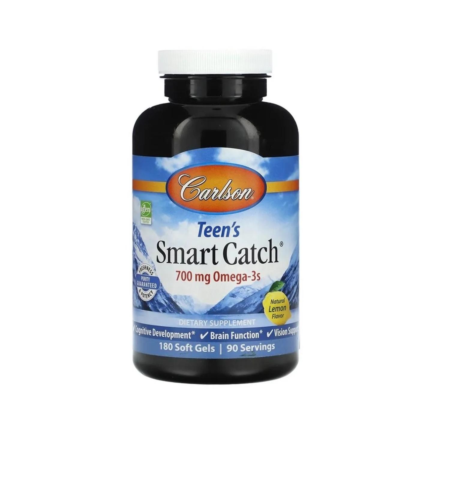 Carlson Labs Teen Omega-3s 180 capsules (lemon)
