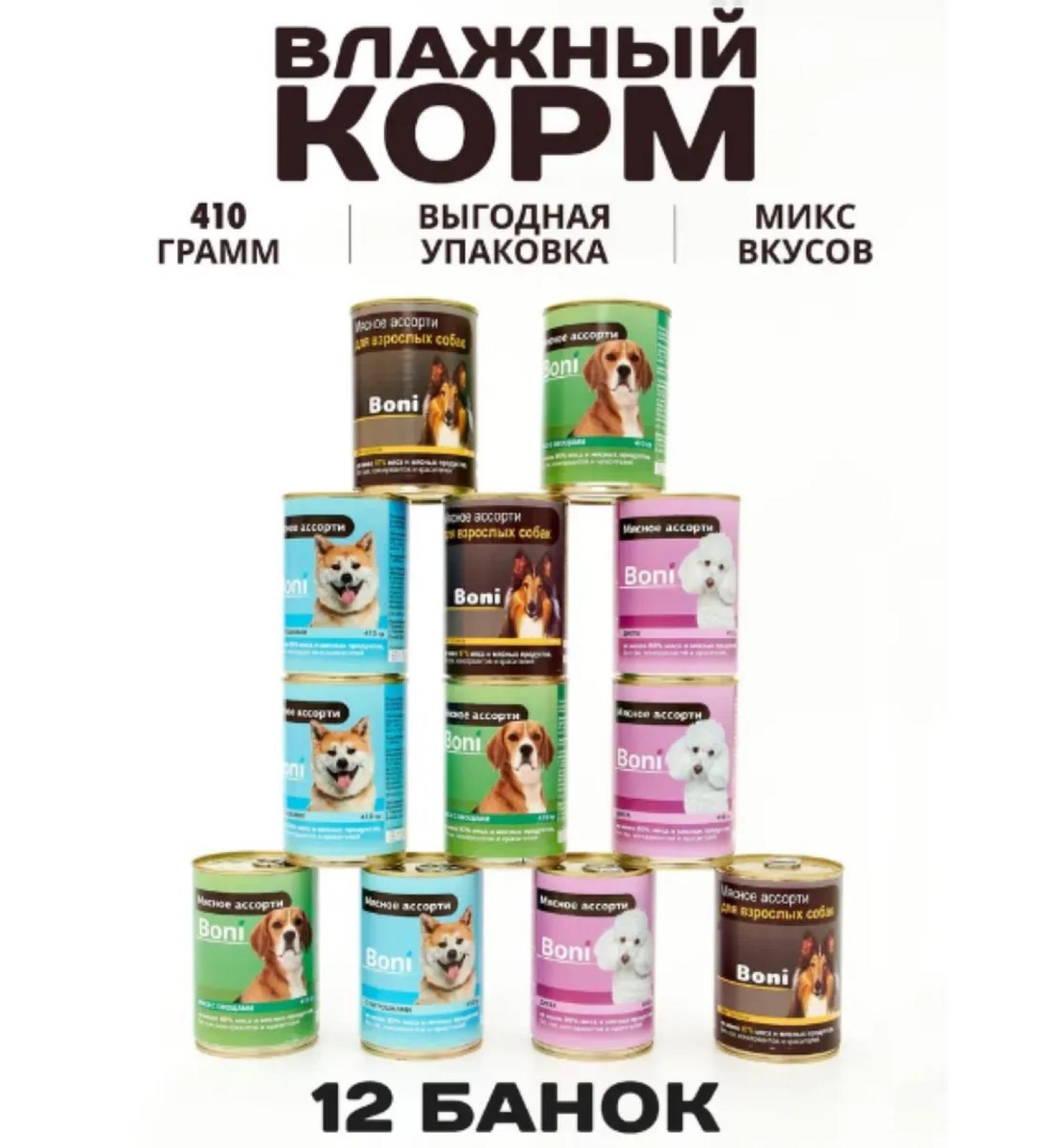 Boni Assorted Mix 12 jars of 410 grams - Buy Online on GoSupps.com