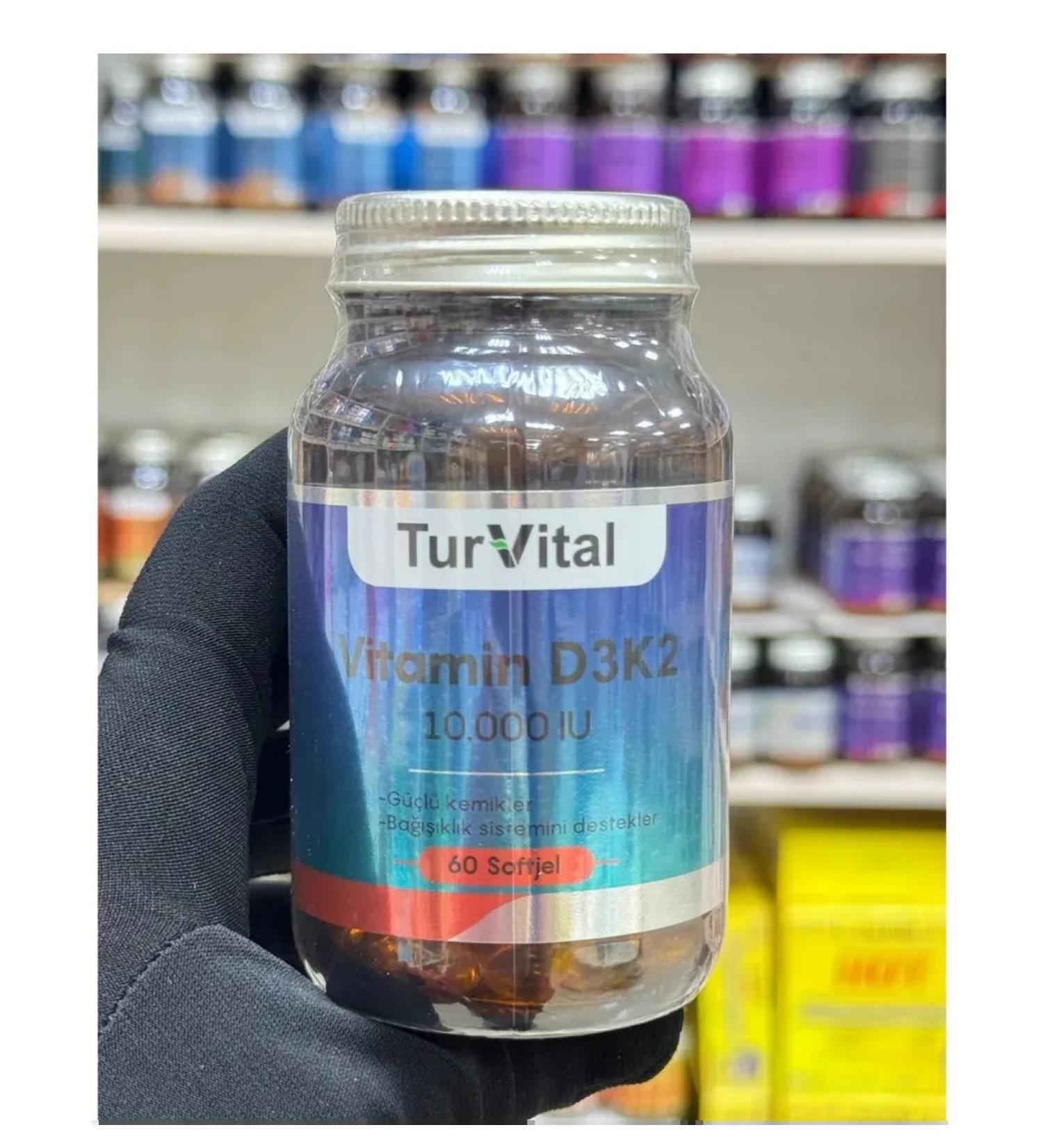 VITAMIR Vitamin D3 K2 10000 for immunity