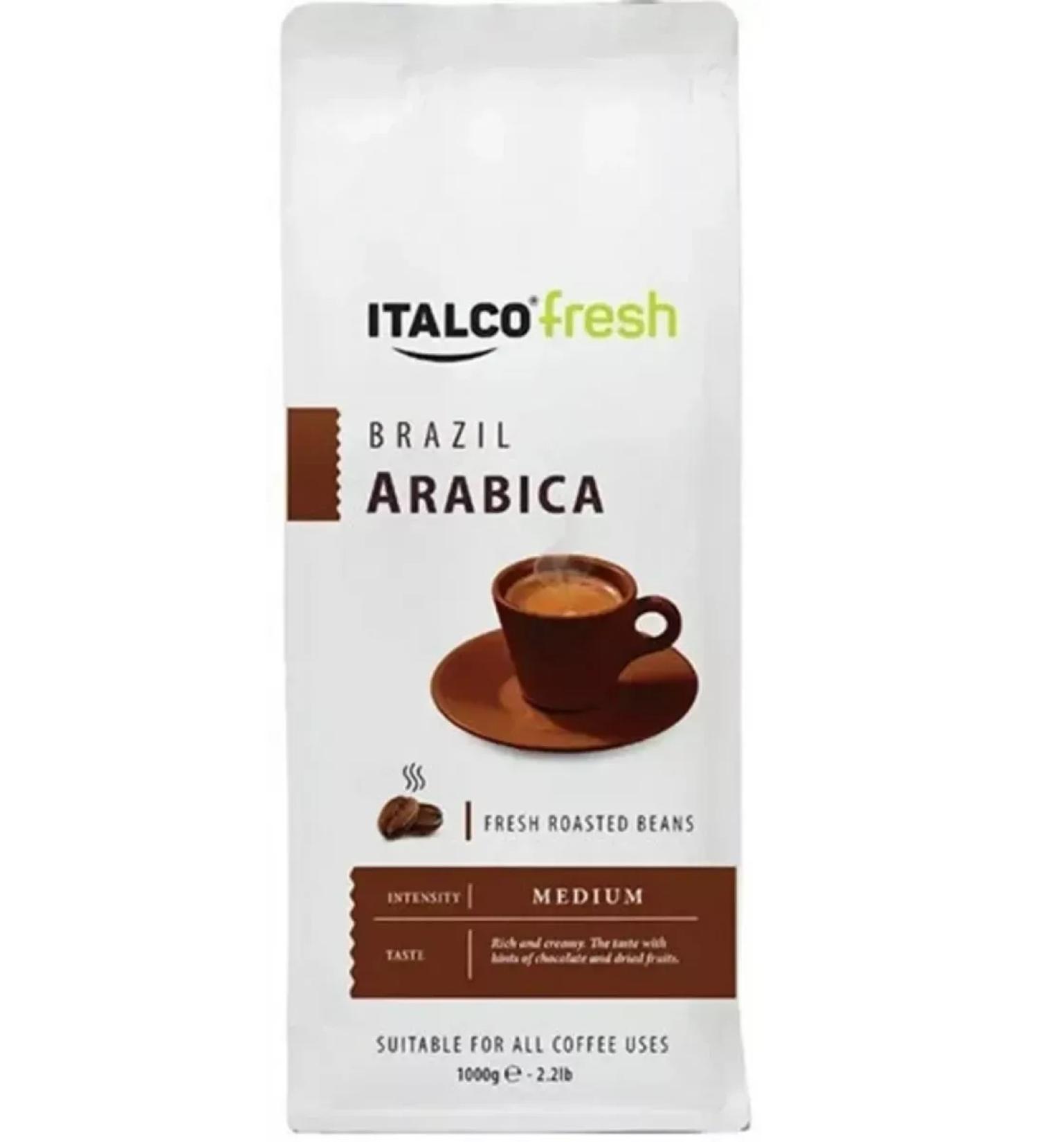 Italco fresh Coffee in arabica grains 100% 1000 g 1 - Buy Online on GoSupps.com