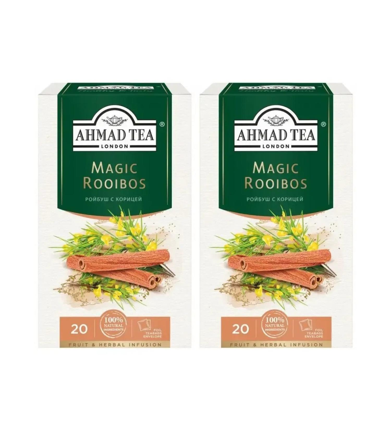 Ahmad Tea Herbal tea roybush with cinnamon 2 packs