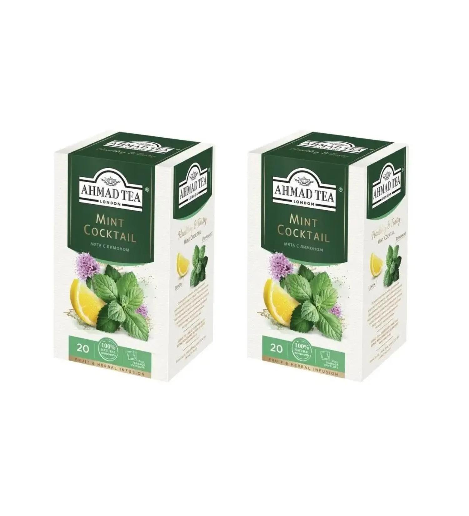 Ahmad Tea Herbal tea mint with lemon 2 packages