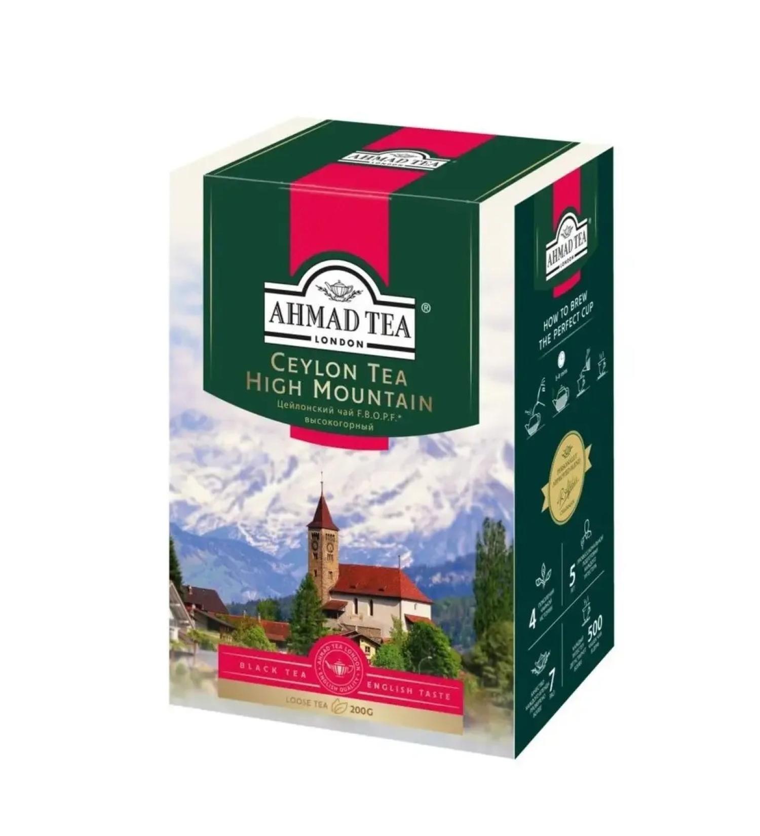 Ahmad Tea Black alpine sheet 200g.