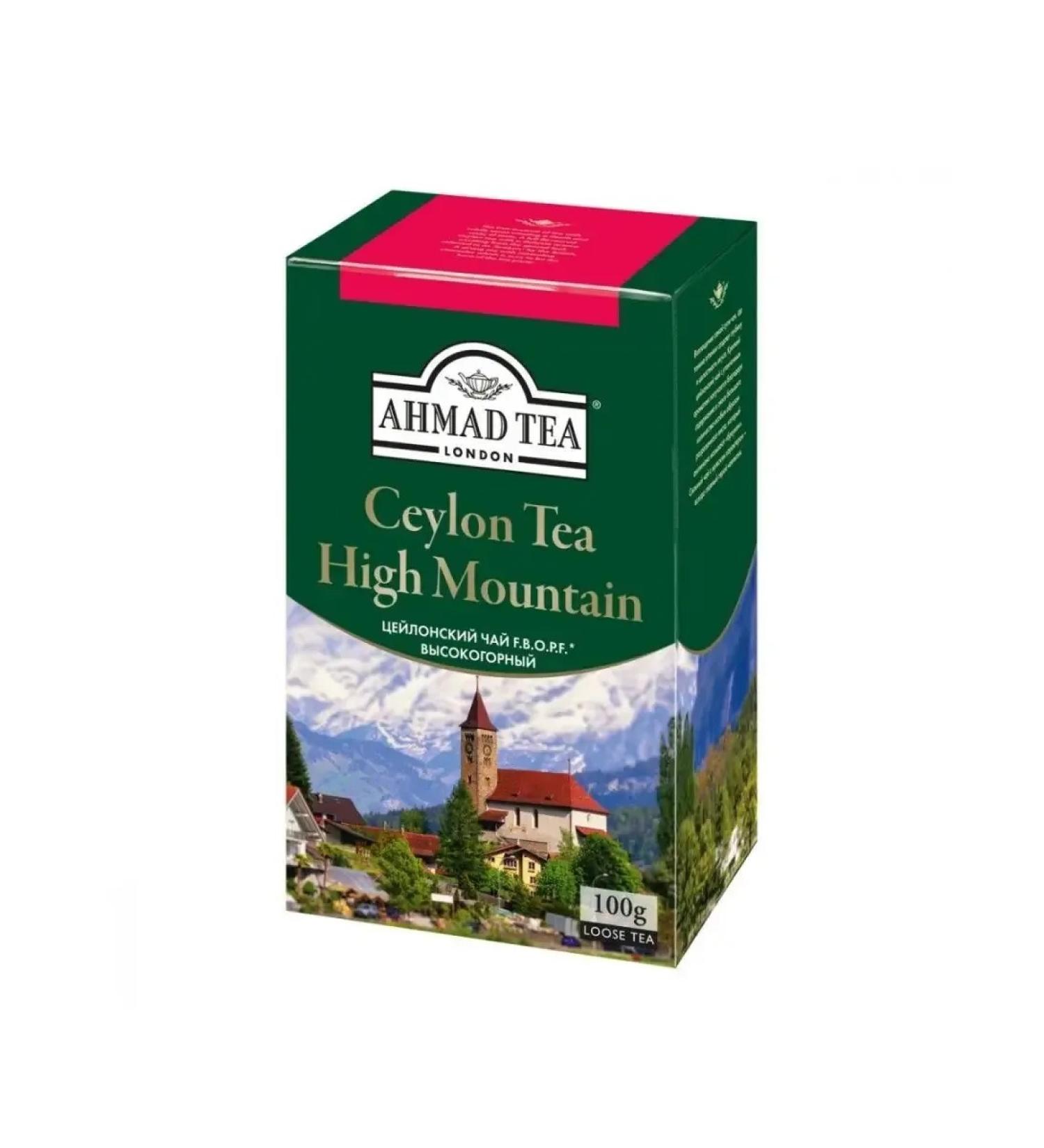 Ahmad Tea Tea black high -circuit sheet 100 grams