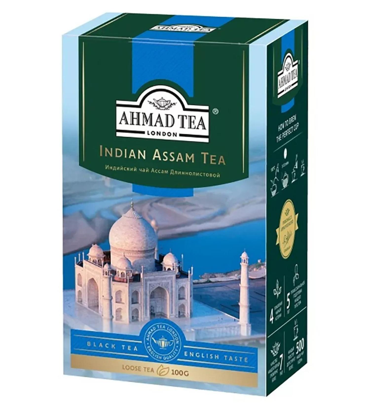 Ahmad Tea Black tea Indian assam sheet 100 grams - Buy Online on GoSupps.com