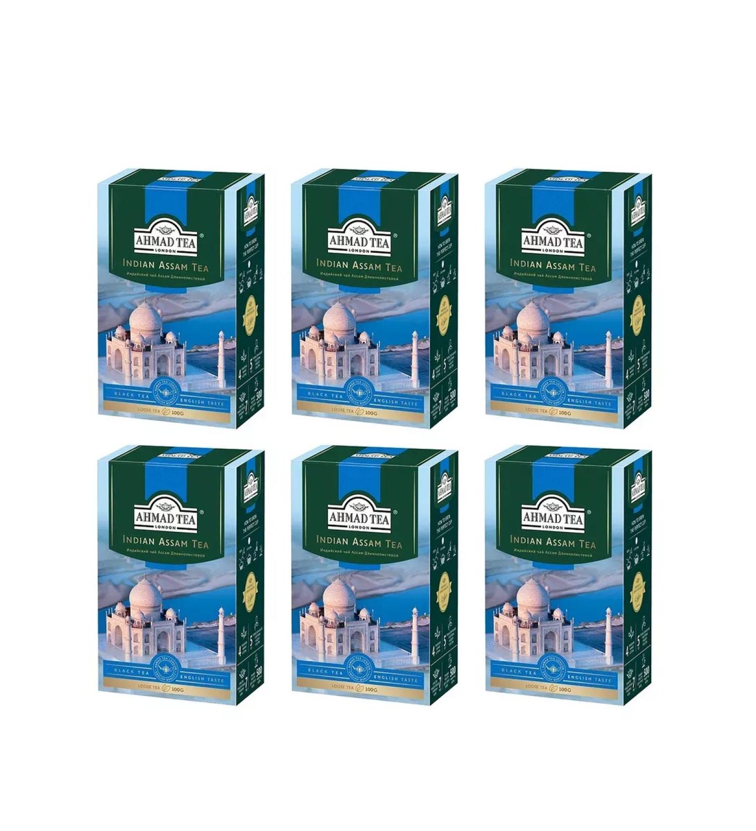 Ahmad Tea Tea black leaf assam 100 g 6 pcs - Buy Online on GoSupps.com