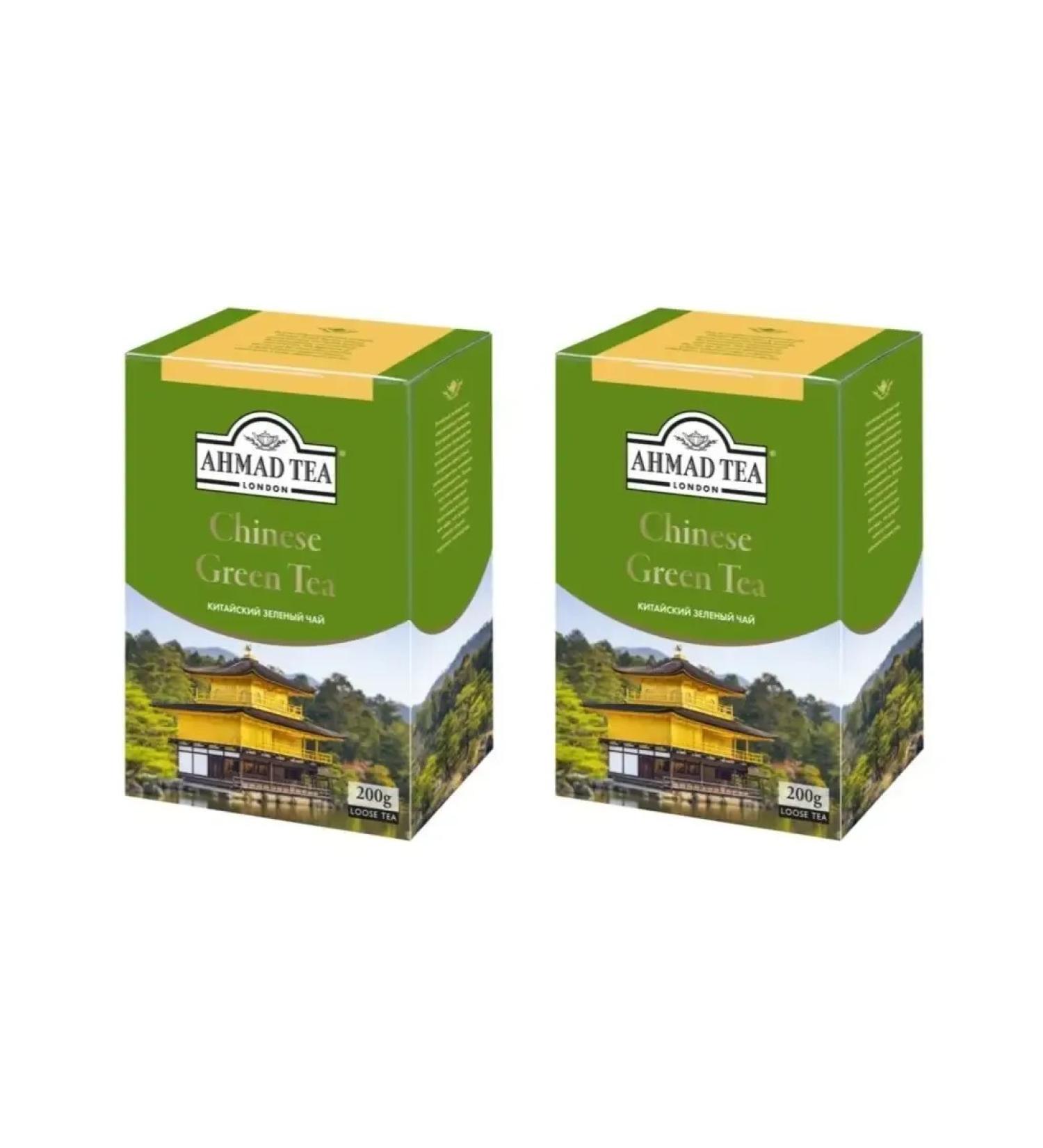 Ahmad Tea Green tea Chinese sheet 2 packages of 200g