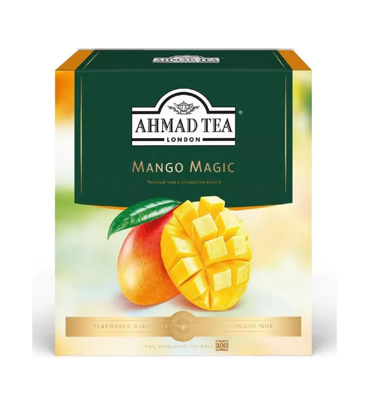 Ahmad Tea Black tea Mango Magic 100 Park - Buy Online on GoSupps.com