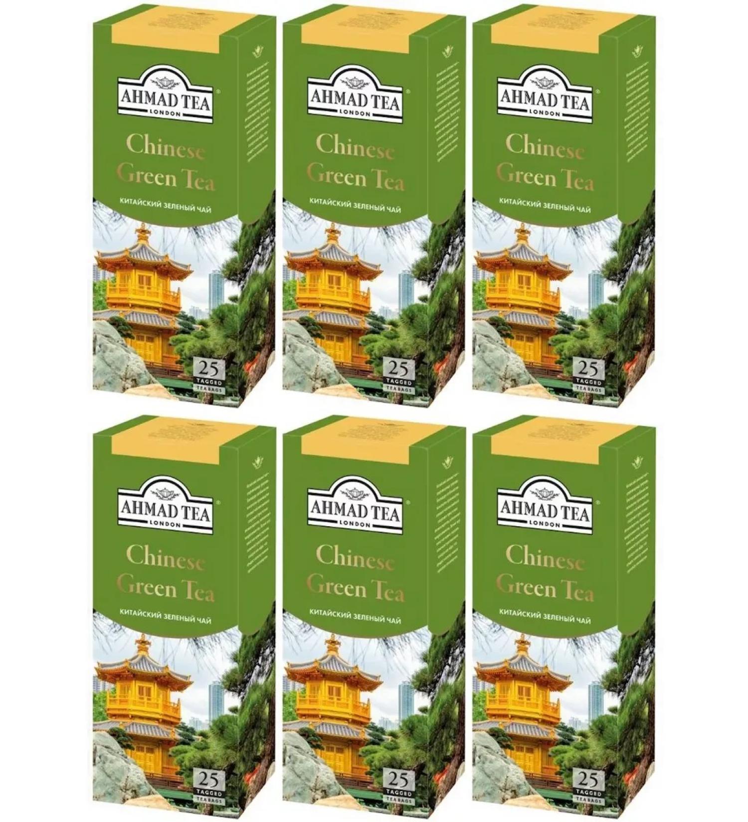 Ahmad Tea Green tea Chinese 6 U to 25 PAC