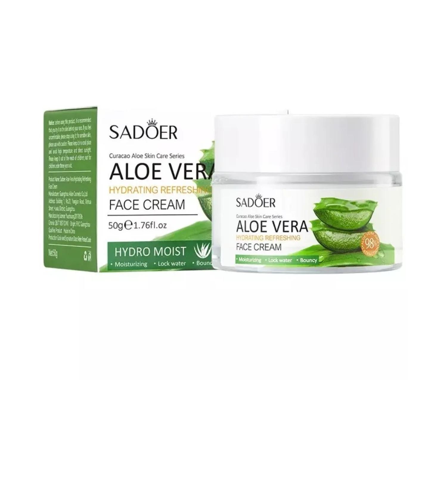 sadoer Refreshing and moisturizing face cream with scarlet faith