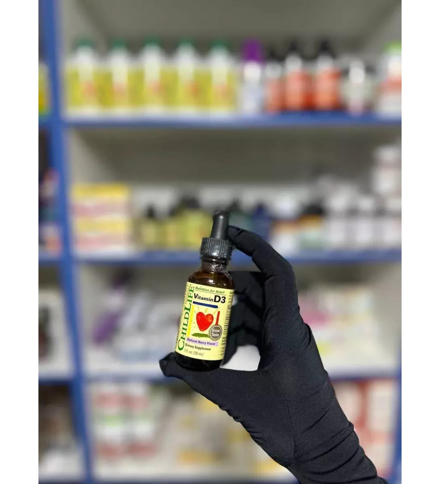 ChildLife Vitamin D3 with the taste of natural berries