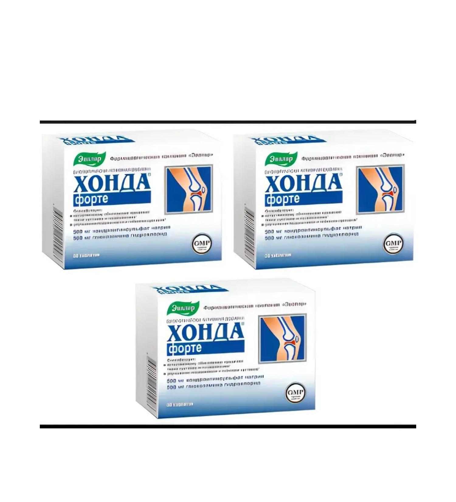 Evalar Honda Forte for joints spine 30 tabs (1.3 g) x 3 units
