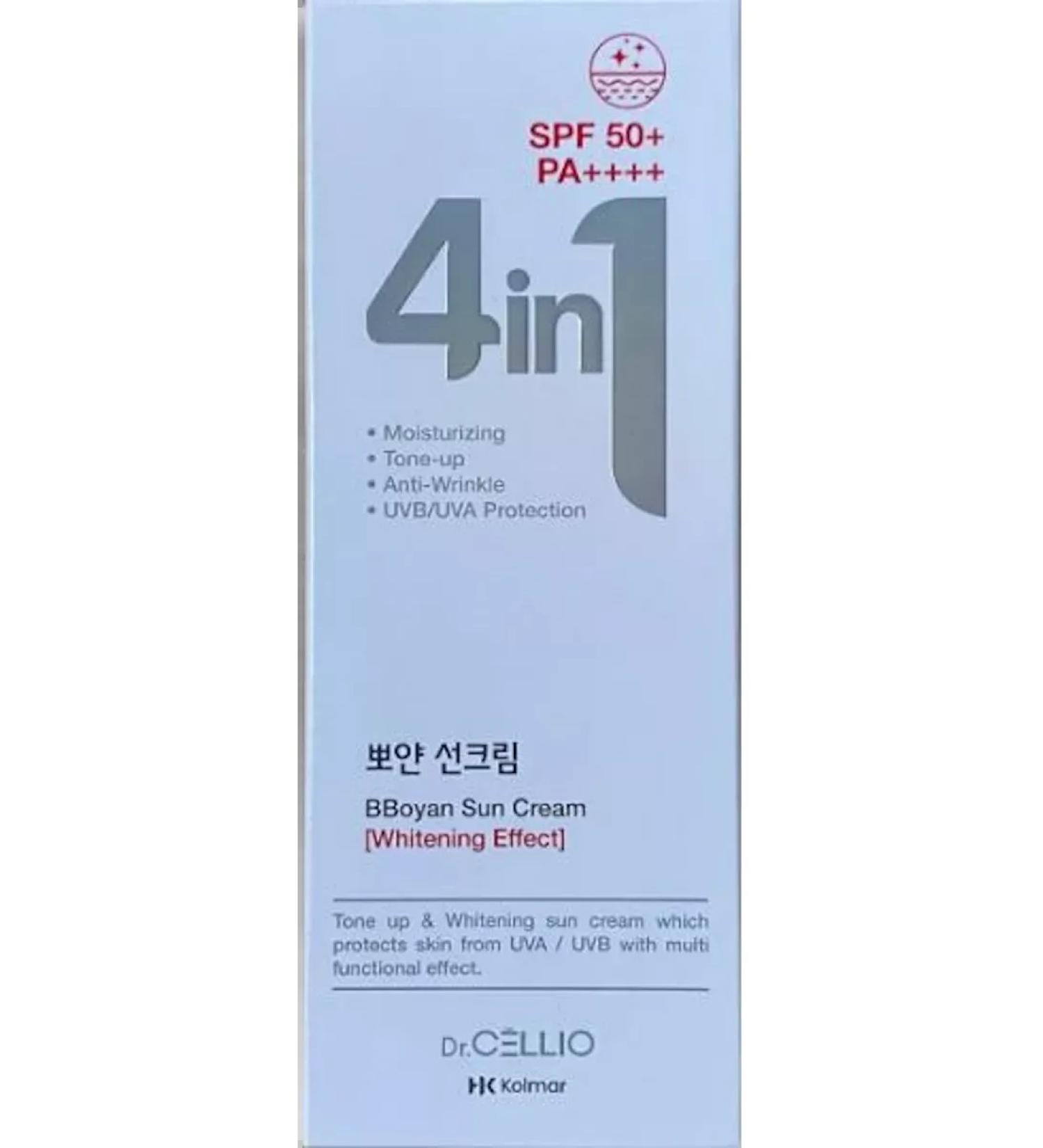 Dr CELLIO Facial Cream 4 in 1 Bboyan Sun Cream 70 ml