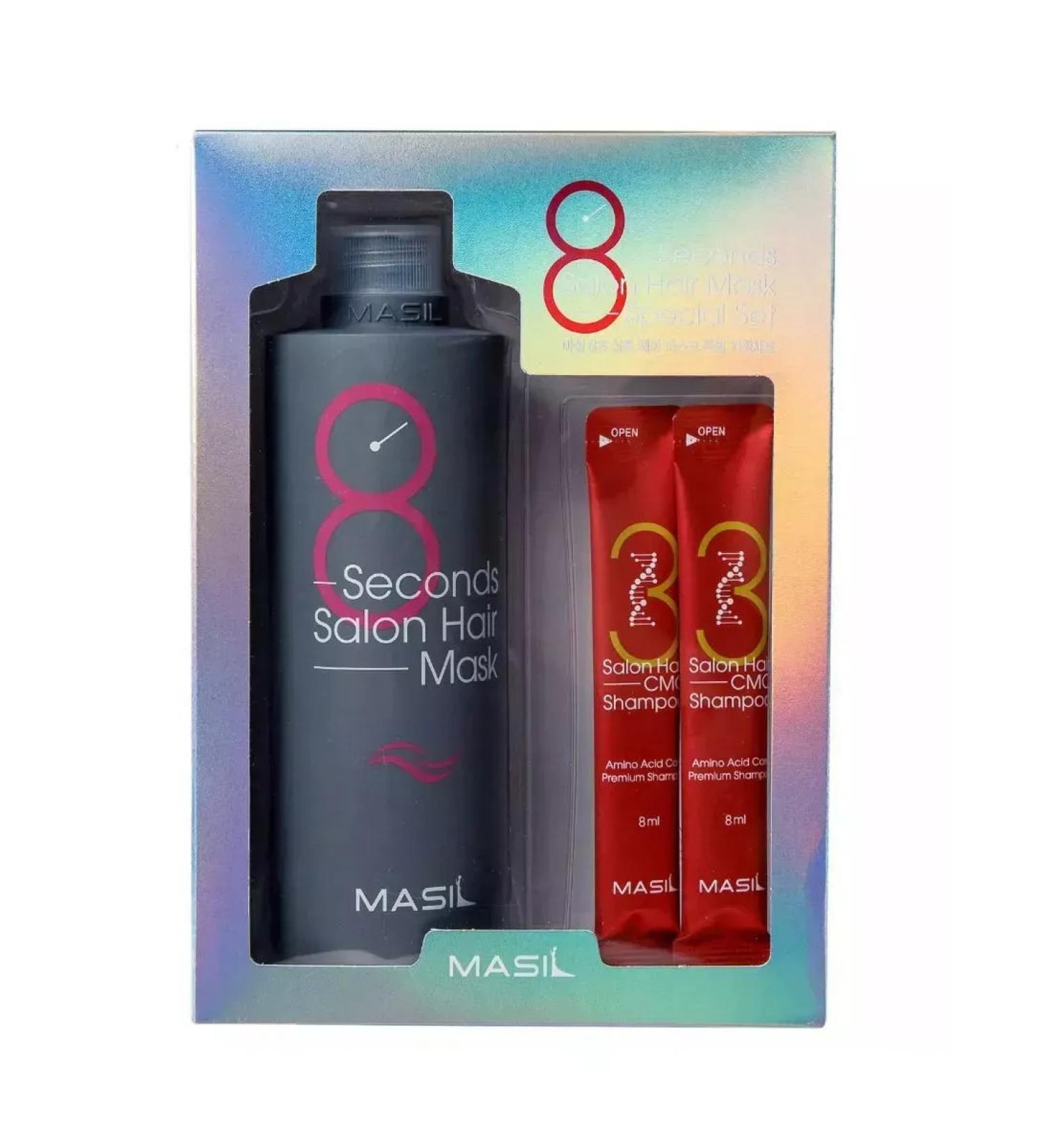 MASIL Set for hair restoration mask+shampoo - Buy Online on GoSupps.com