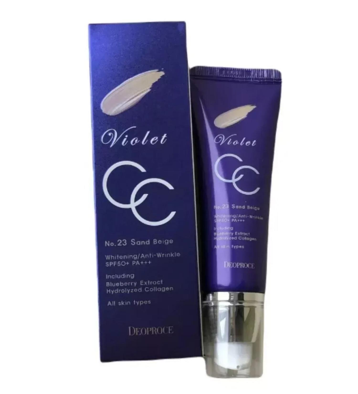 DEOPROCE Anti -aging SS cream with blueberries and collagen 50 g