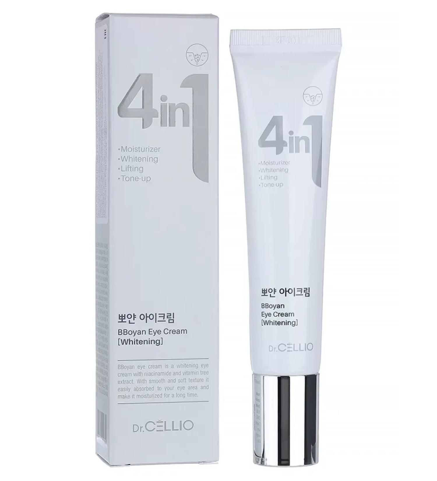 Dr Cellio Eye cream brightening 4 in 1 bboyan Cream Whitening 40 g - Buy Online on GoSupps.com