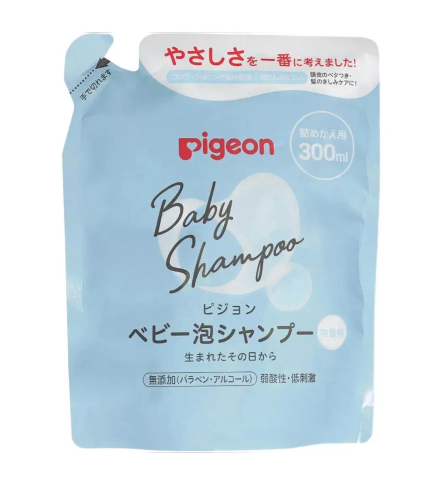 PIGEON Shampoo foam for babies from 0 replaced block 300ml