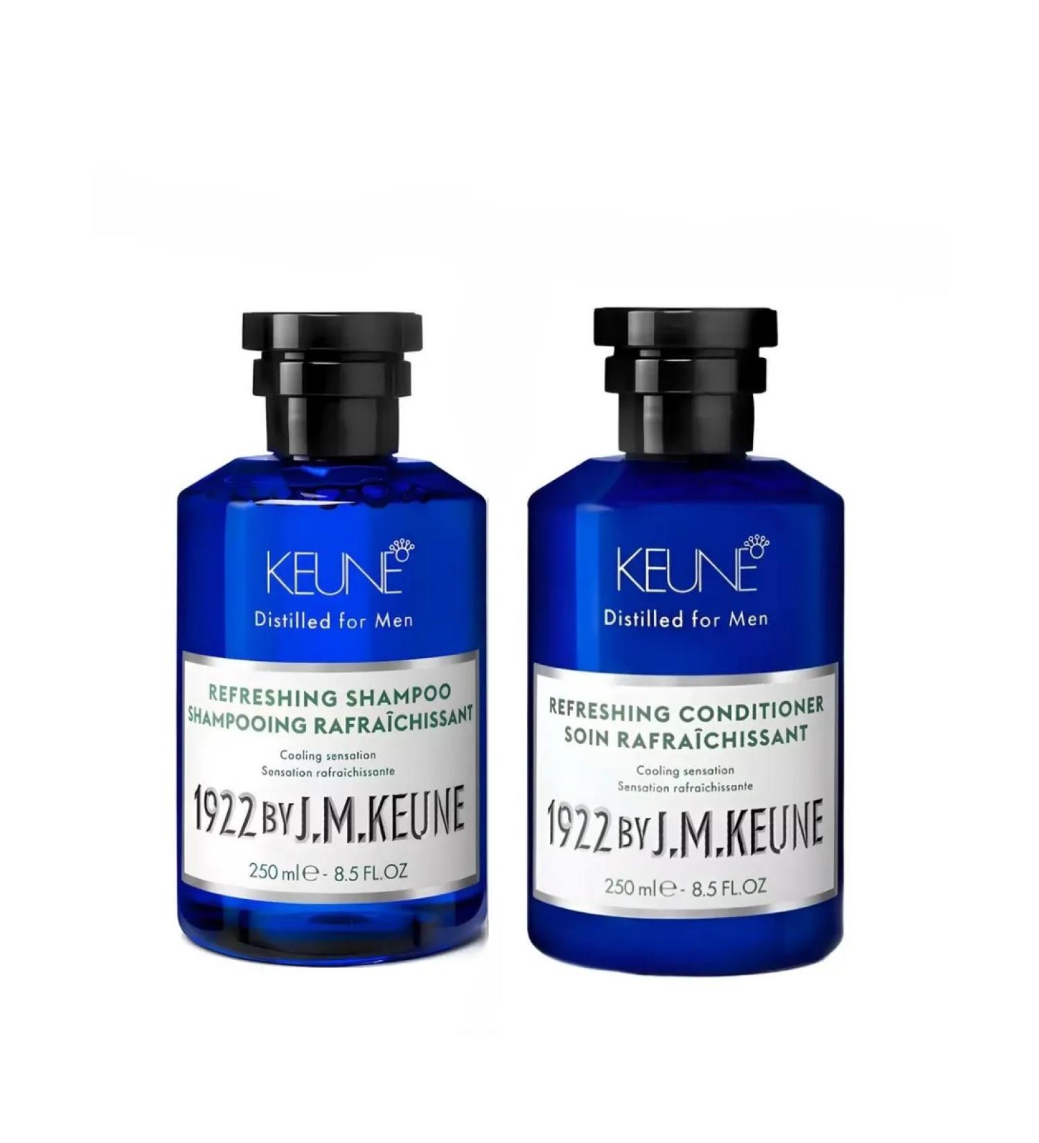 KEUNE Set a refreshing shampoo + air conditioning 1922 250 ml - Buy Online on GoSupps.com