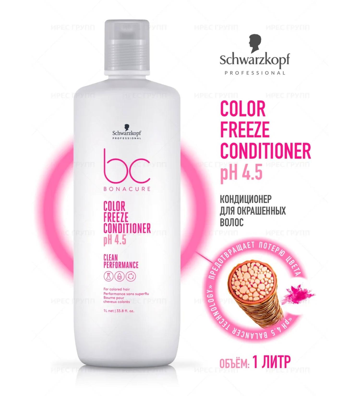 Schwarzkopf Professional Air conditioner Bonacure Color Freeze for painted 1000 ml