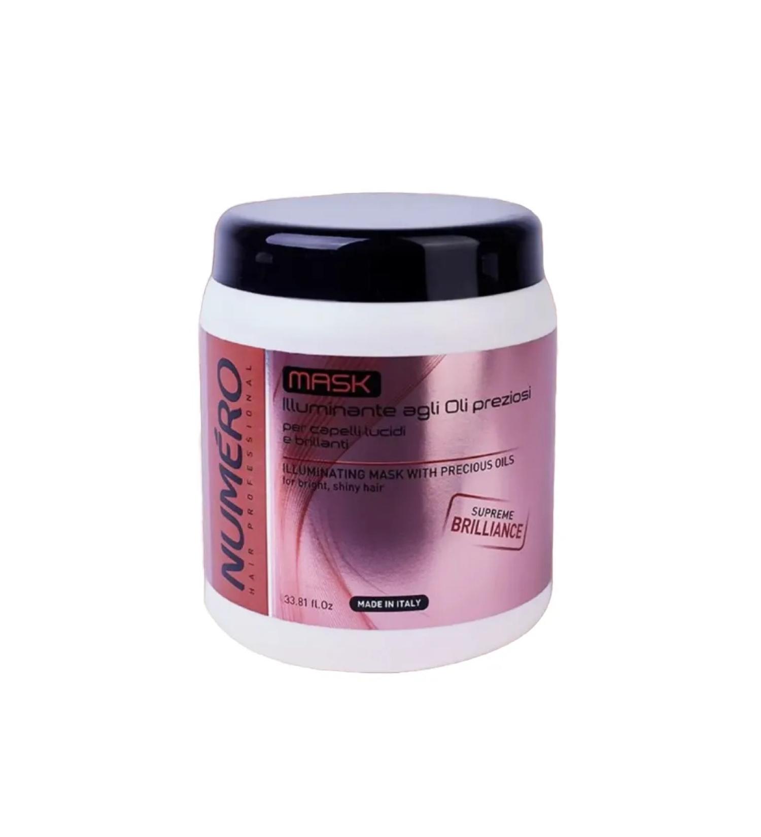 NUMERO Brelil Mask with Argan oil 1l Supreme Brilliance