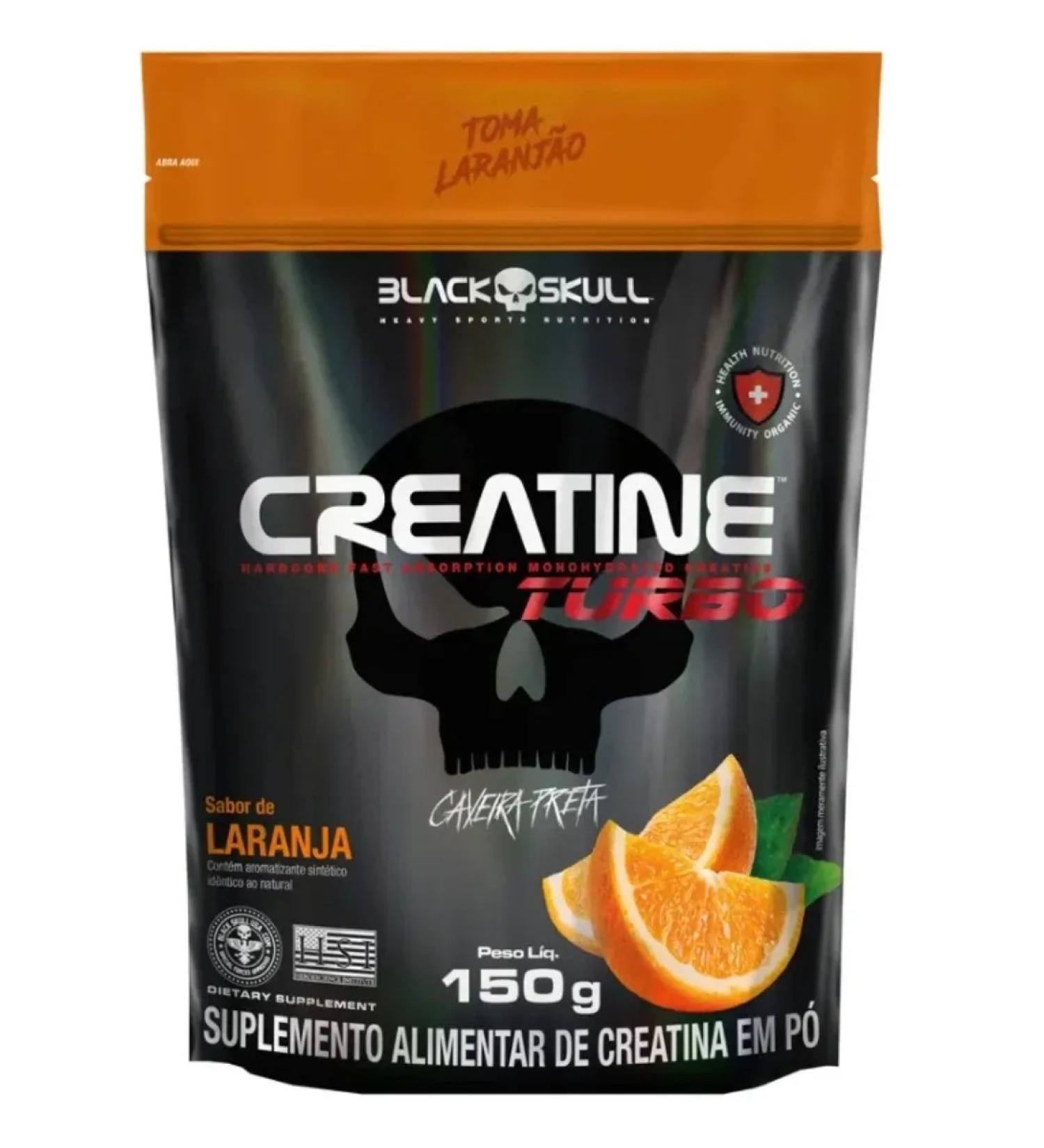 Black Skull Refil Creatine Turbo Creatine 150 g (orange)