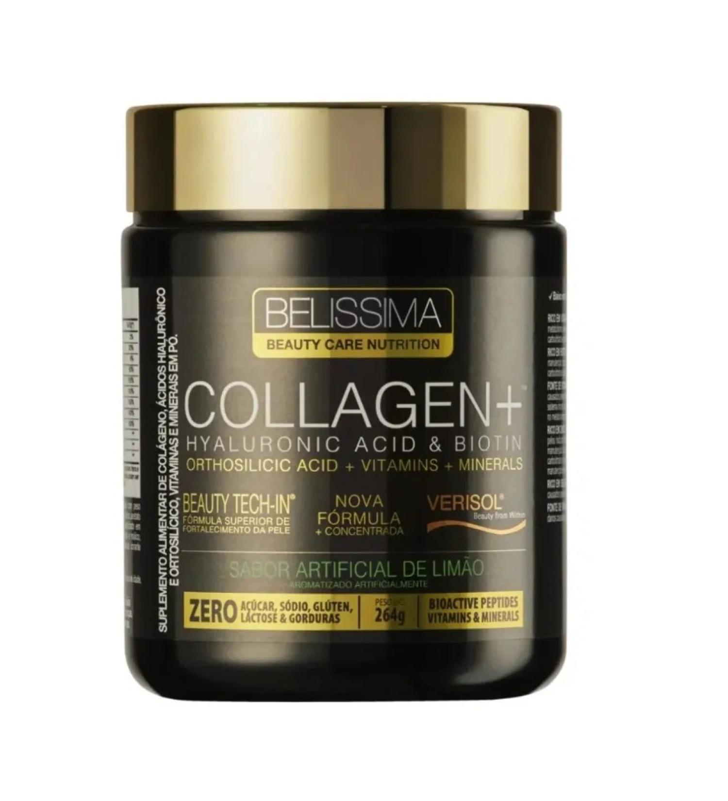 Black Skull BELISSIMA Beauty Care Nutrition Collagen 264 g (lemon) - Buy Online on GoSupps.com