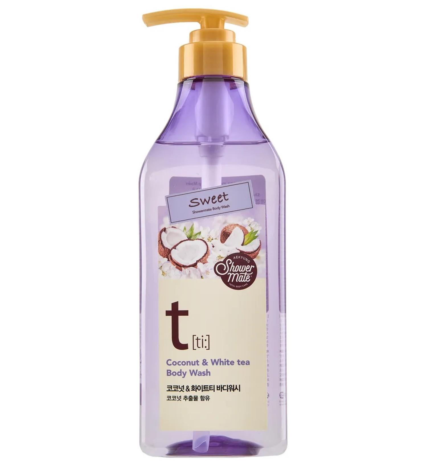 KeraSys Shower Mate Coconut & White Tea shower Gel 550 ml - Buy Online on GoSupps.com