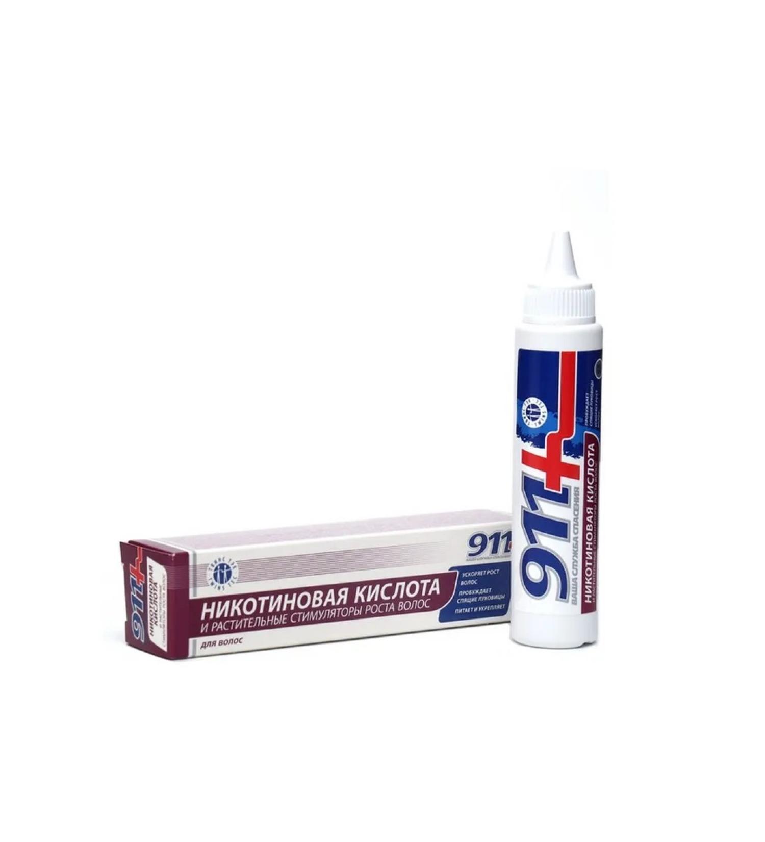 911 Nicotinic acid for hair with a growth stimulant 65 ml - Buy Online on GoSupps.com