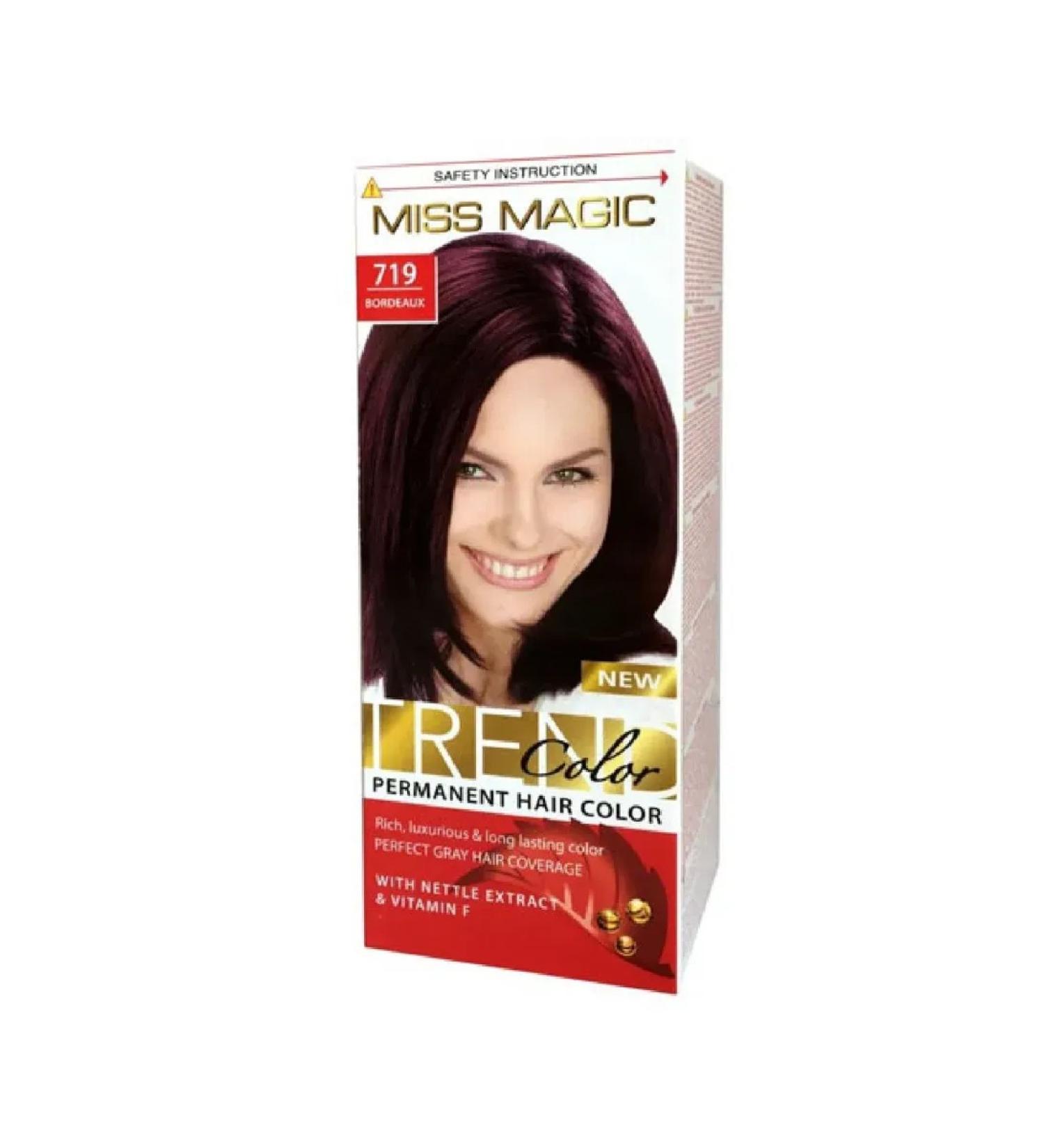 Velvet Miss Magic Trend Color hair dye 719 Bordeaux
