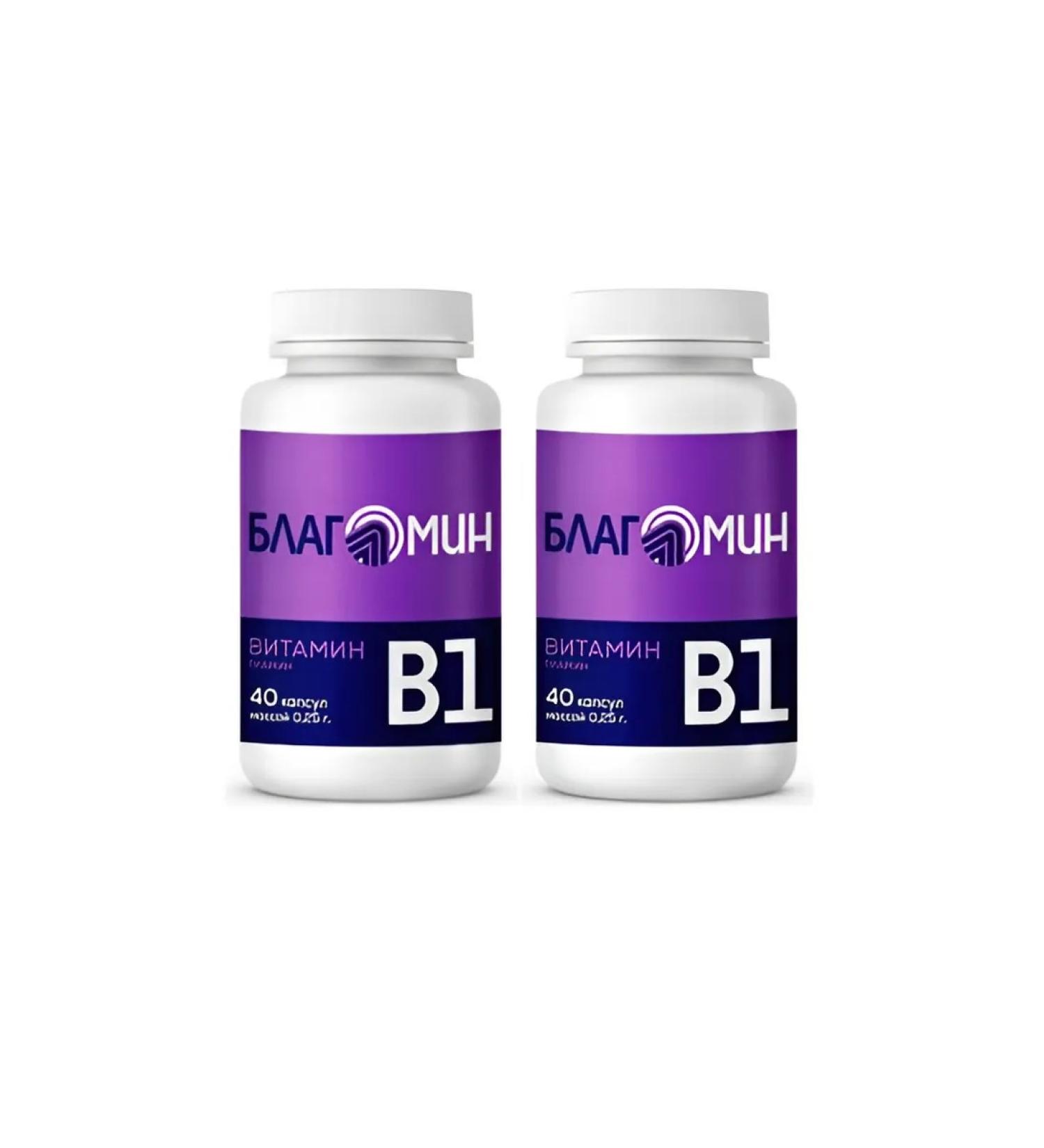 Blagomin Vitamin B1 (thiamine) capsules No. 40 -2UP