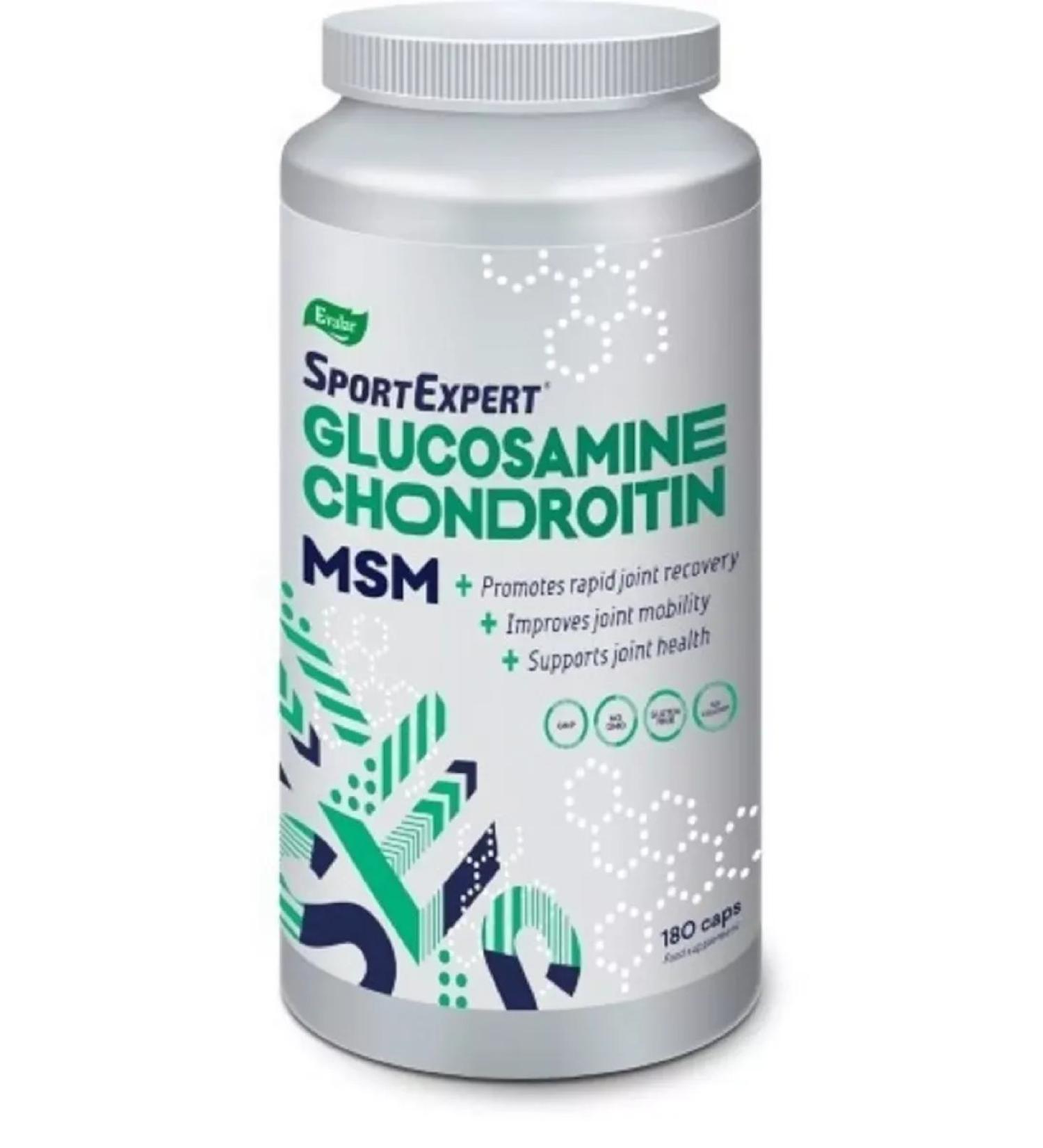 Evalar JSC Sportspert Glucosamine Chondroitin MSM No. 180