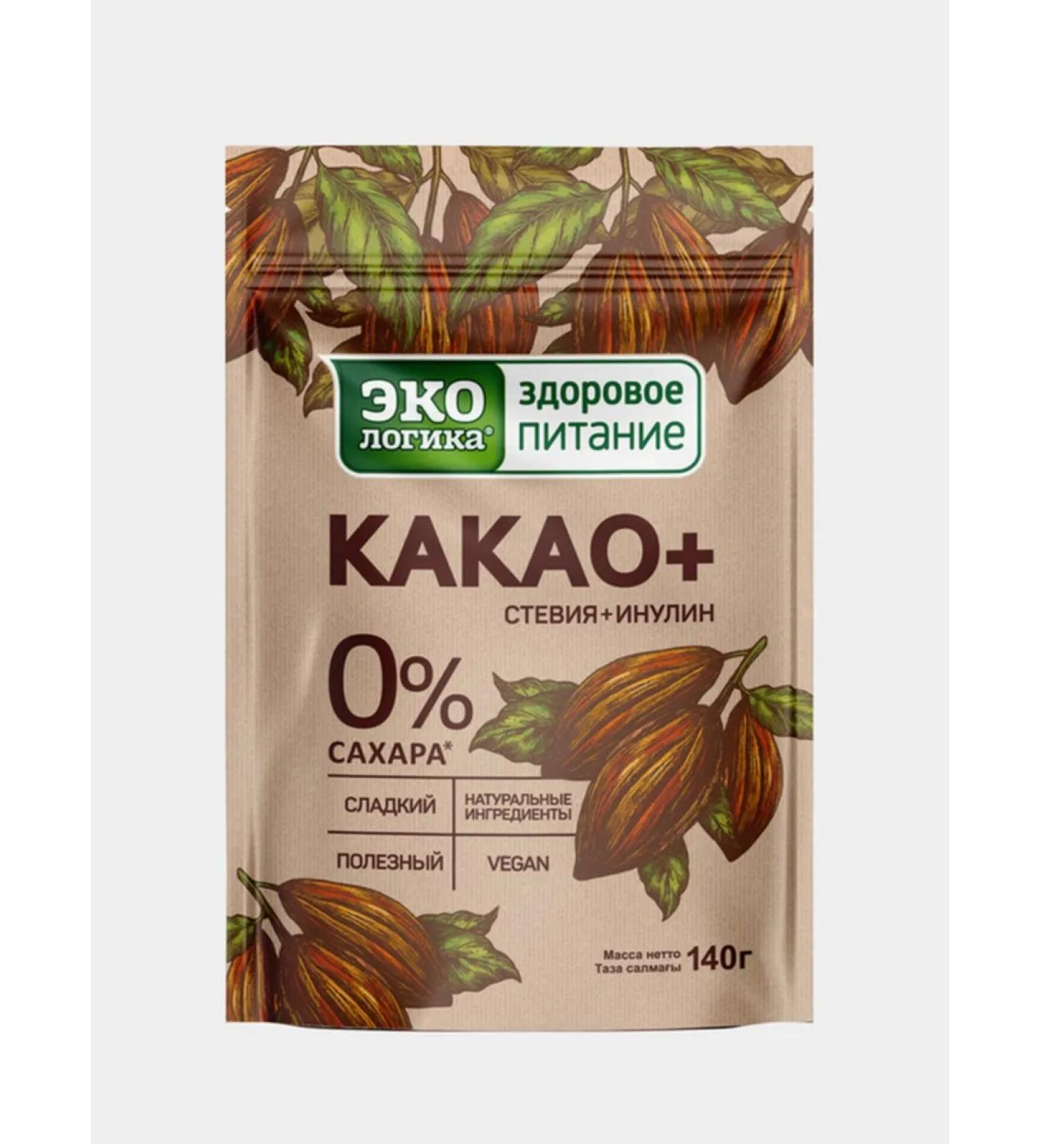 EcoLogic Cocoa drink soluble cocoa plus 140 g