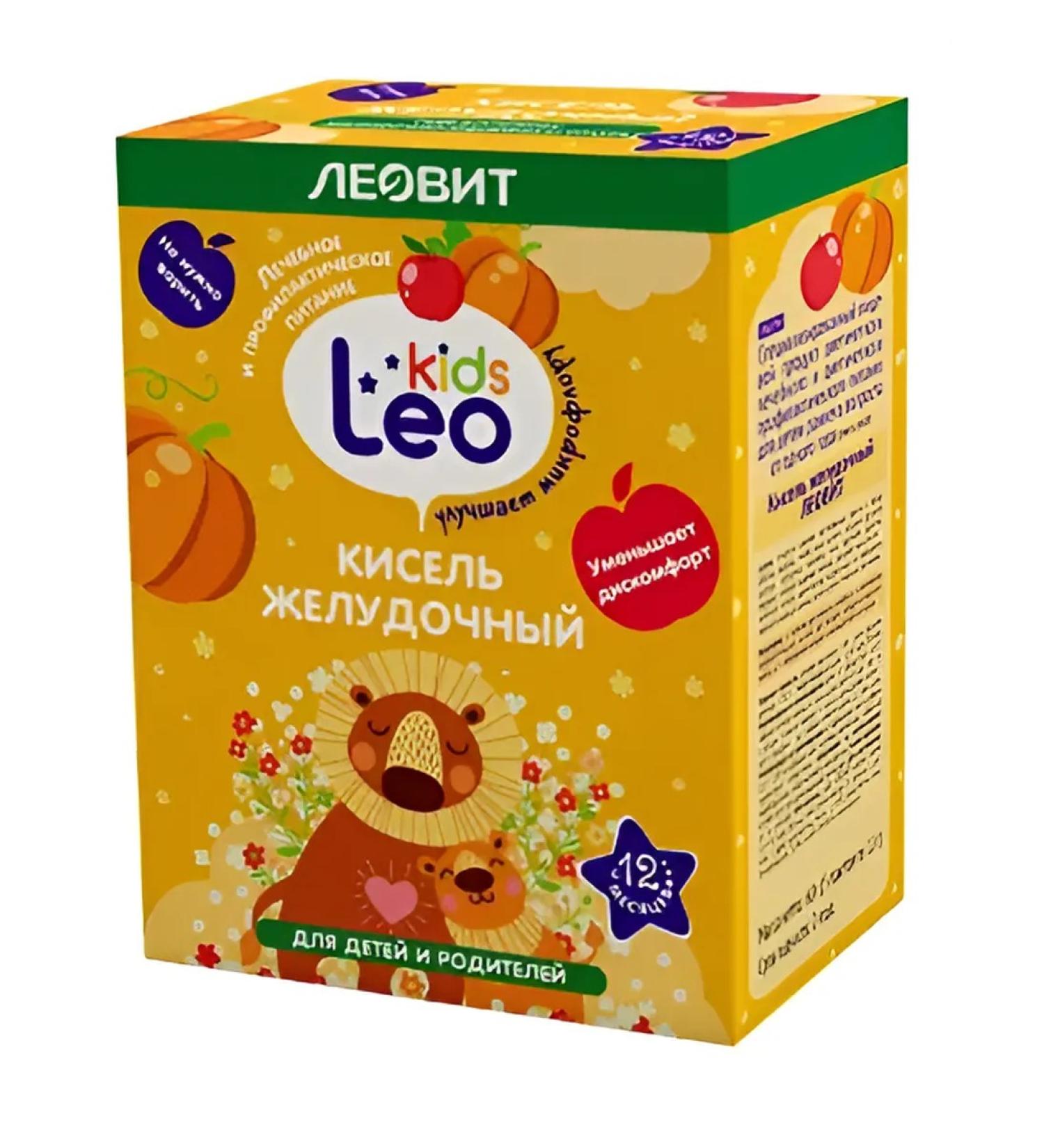LEOVIT Leo kids jelly for children Gastric 12 g 5 pcs.