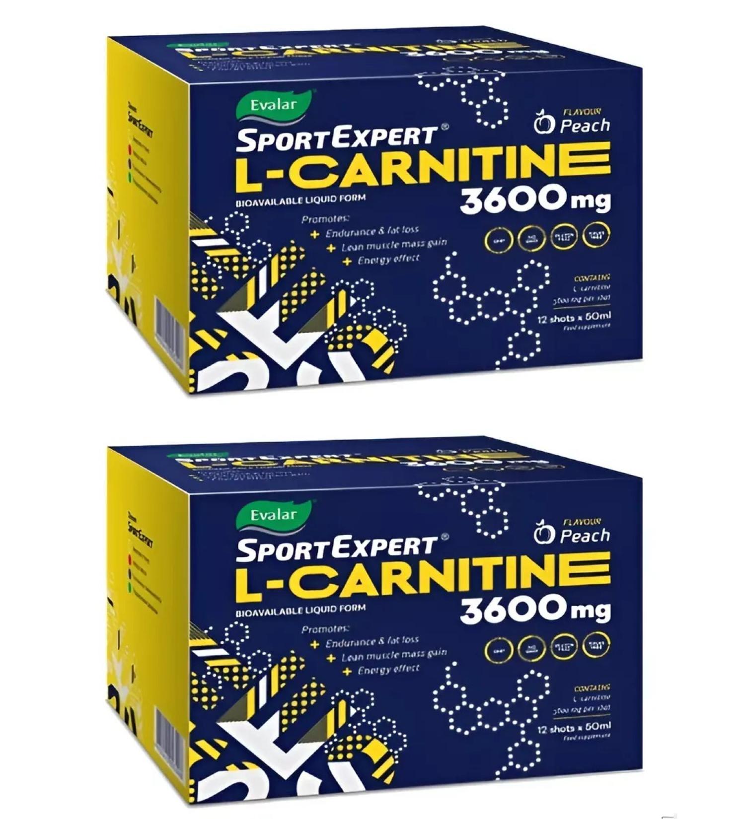 Evalar JSC Sportspert L -carnitine 3600mg 50ml No. 12 -2UP