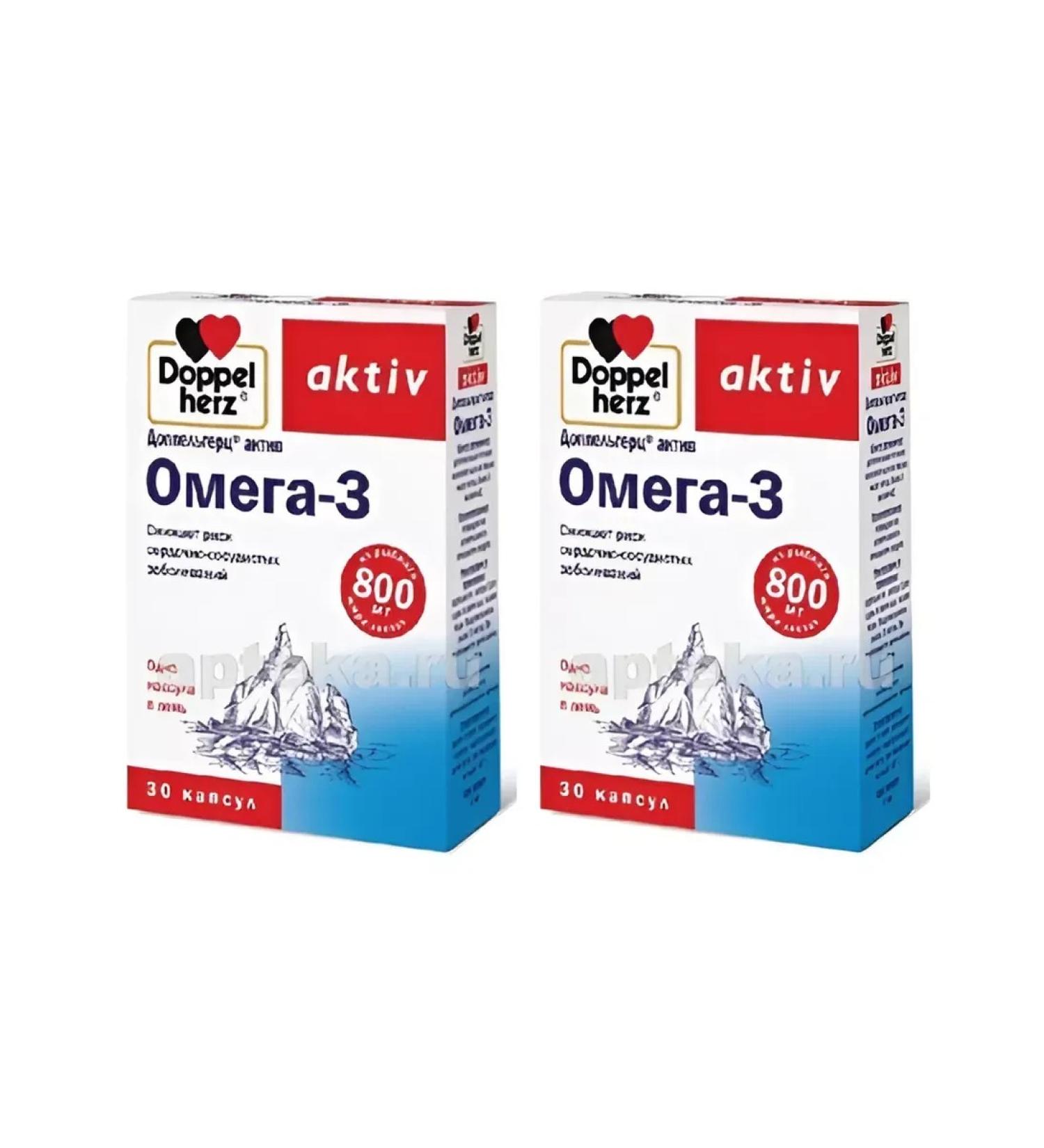 Doppelherz Omega -3 capsules No. 30 -2UP