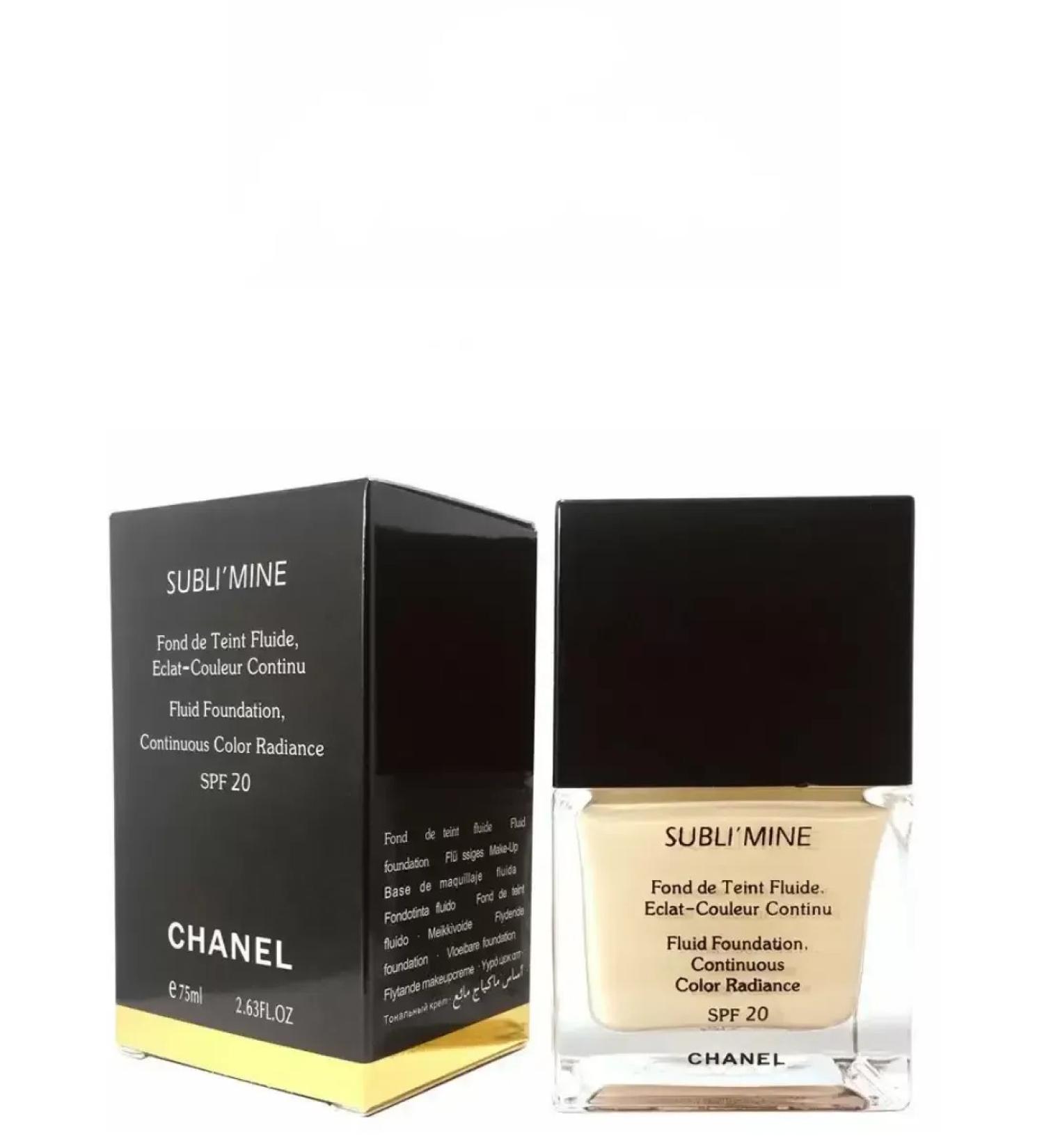 CHANEL SUBLIMINE SPF tonal cream 20 tone 103 75 ml - Buy Online on GoSupps.com