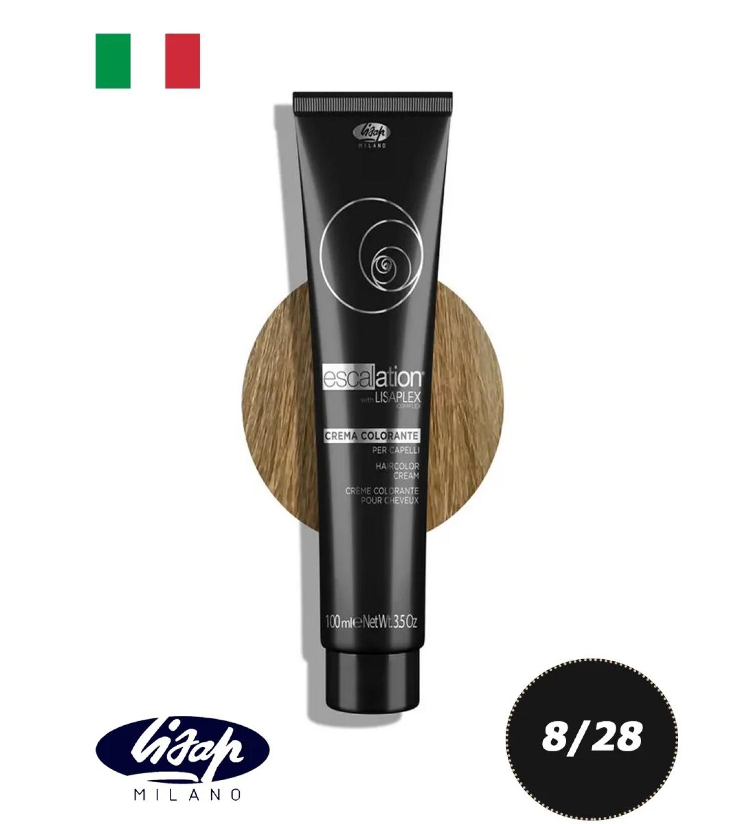 Lisap Milano Lisaplex 8 28 Pearl Light Blond Cream for Hair Cream 100ml - Buy Online on GoSupps.com