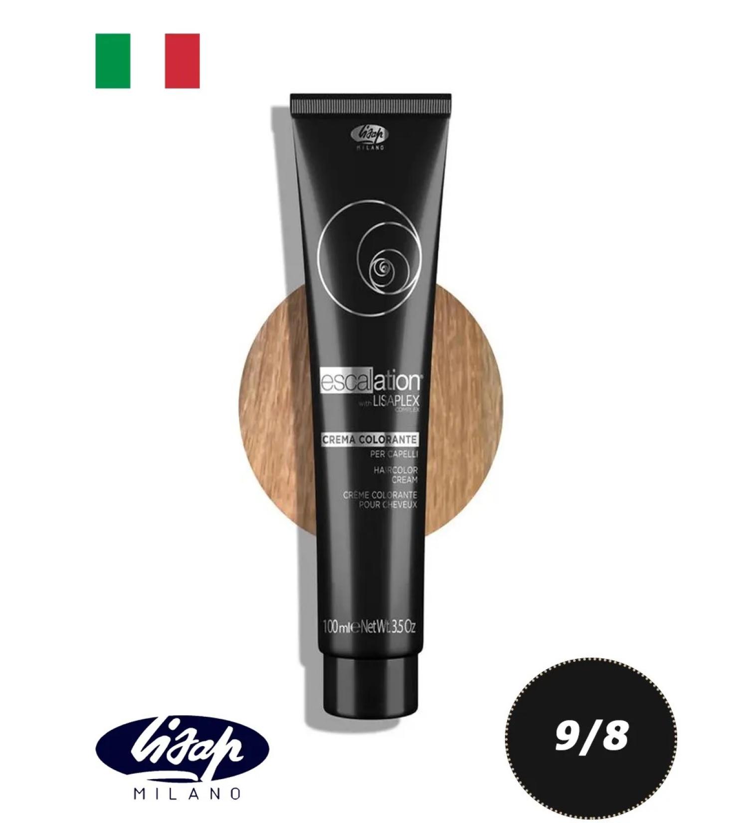 Lisap Milano Lisaplex 9 8 Pearl Blonde hair cream 100ml - Buy Online on GoSupps.com