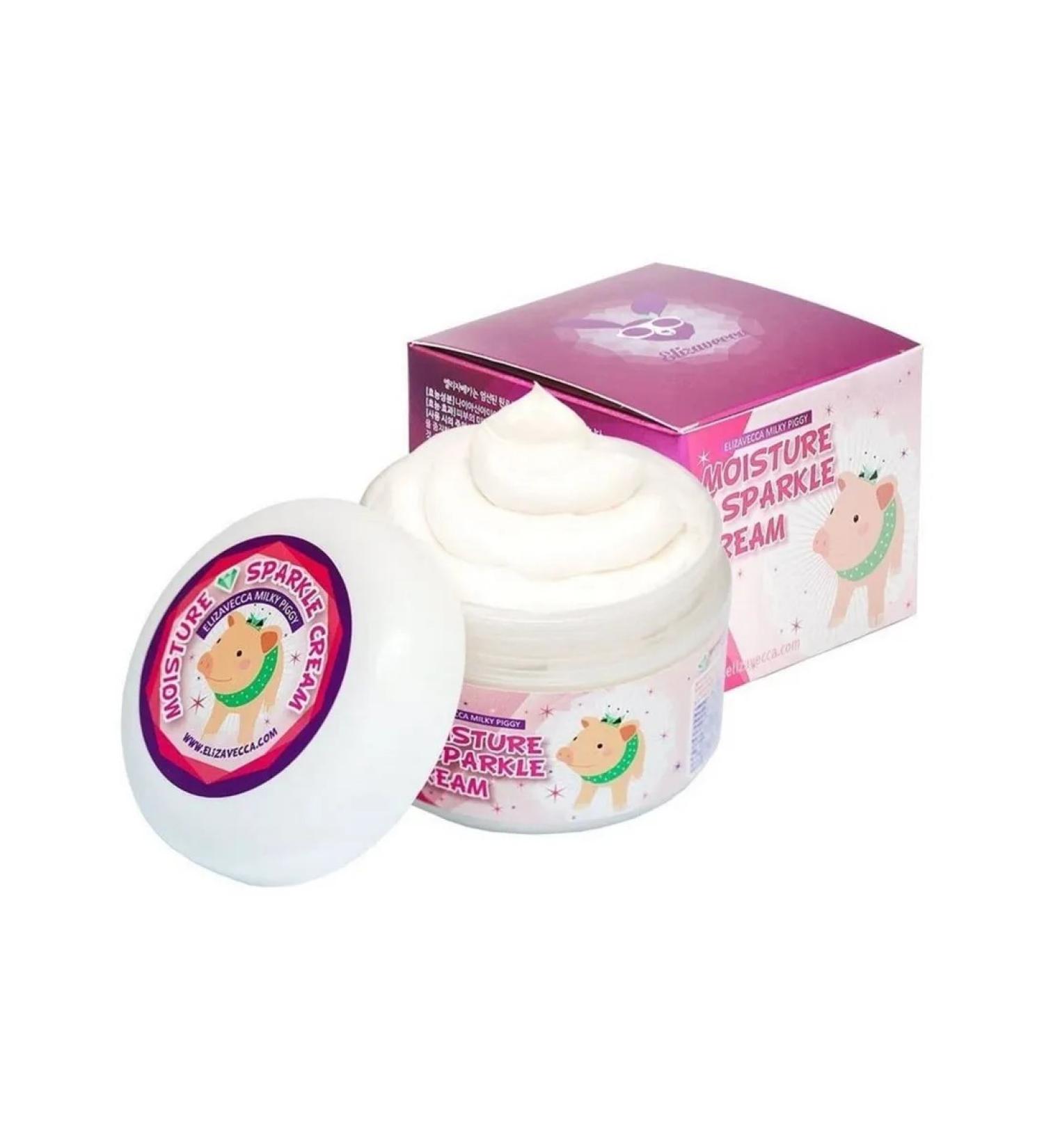 Elizavecca Moisture Sparkle Cream moisturizer cream with the effect
