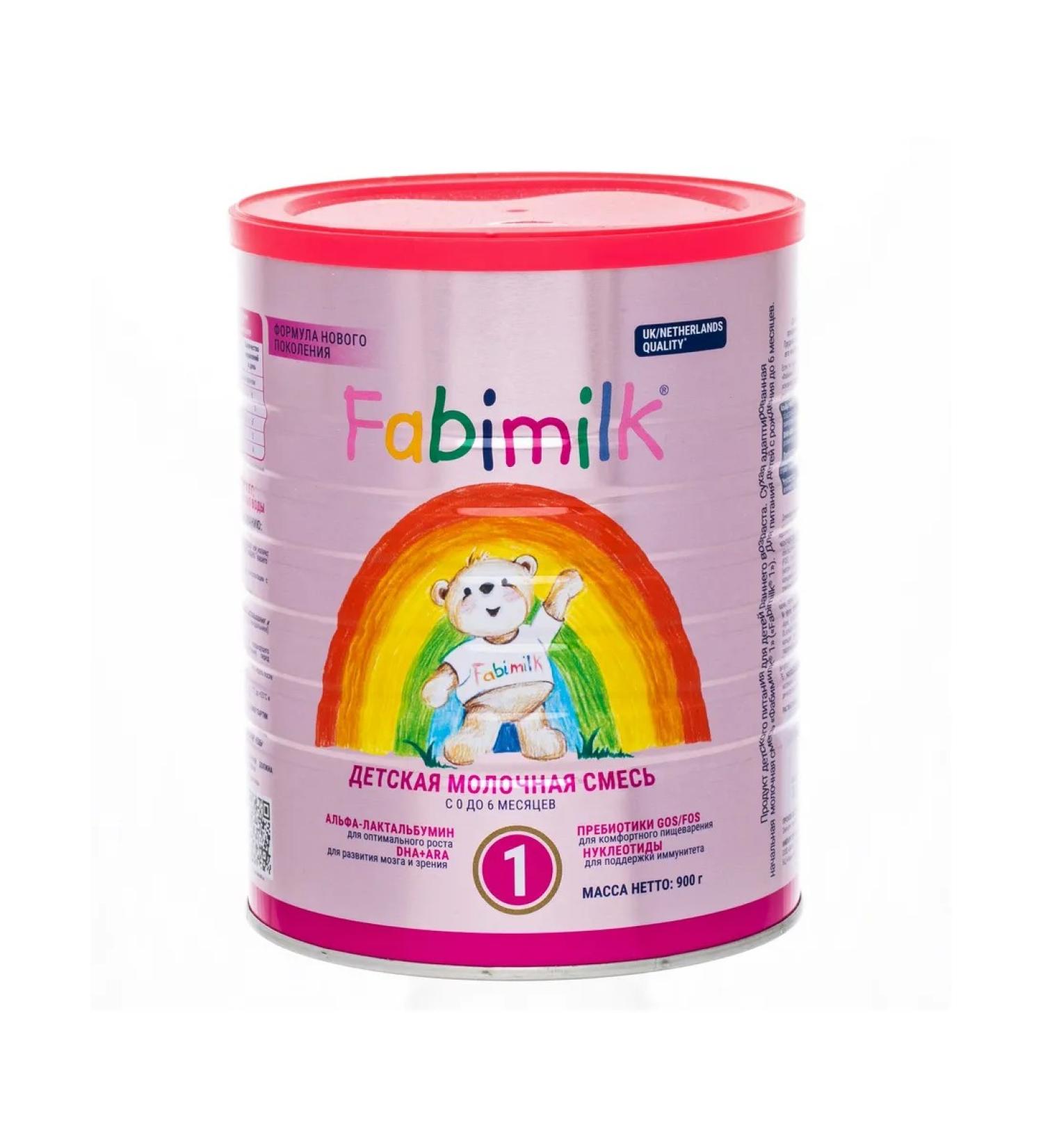 Fabimilk Milk mixture 1 0-6 months 900g - Buy Online on GoSupps.com