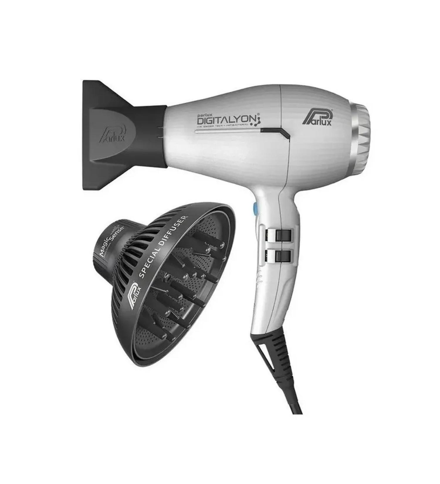 PARLUX Professional hair dryer Digitalyon Silver + diffuser - Buy Online on GoSupps.com